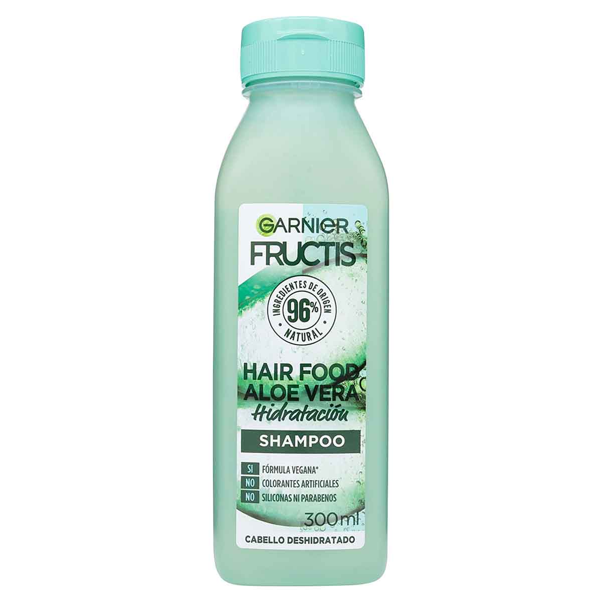 Shampoo Hair Food Aloe Vera Hidratación Garnier Fructis Frasco x 300 mL