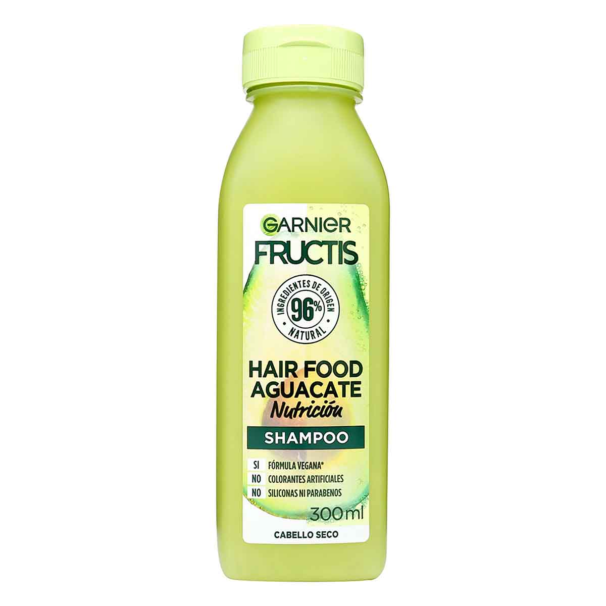 Shampoo Hair Food Aguacate Nutrición Garnier Fructis Frasco x 300 mL