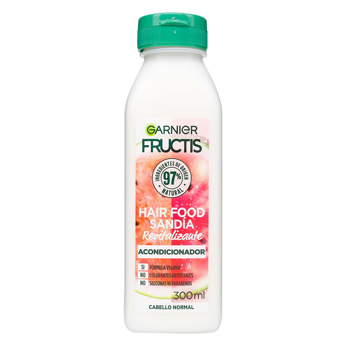 Acondicionador Hair Food Sandia Revitalizante Garnier Fructis Frasco x 300 mL