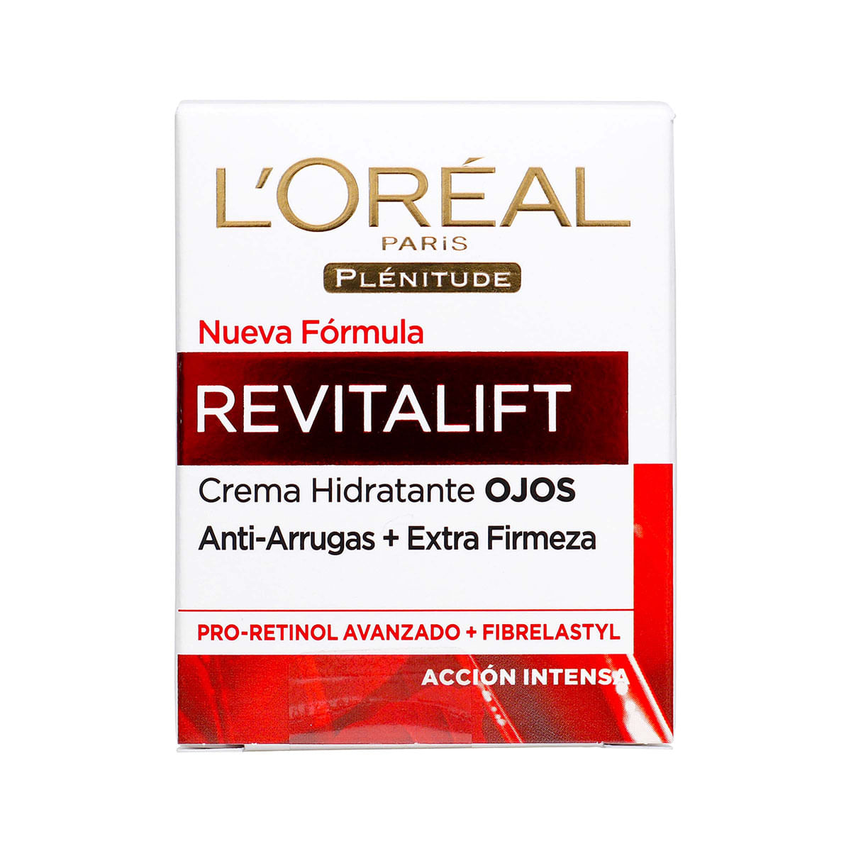 Crema Hidratante Ojos Loréal Paris Revitalift Acción Intensa Frasco x 15 mL