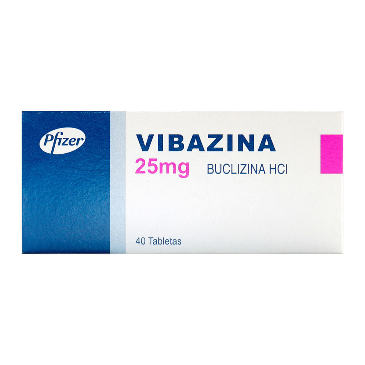 Vibazina 25 mg Pfizer Caja x 40 Tabletas