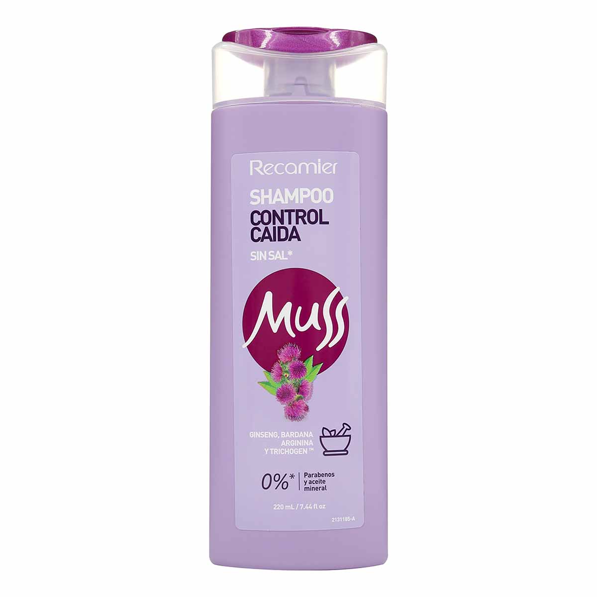 Shampoo Muss Control Caida  Frasco x 220 mL