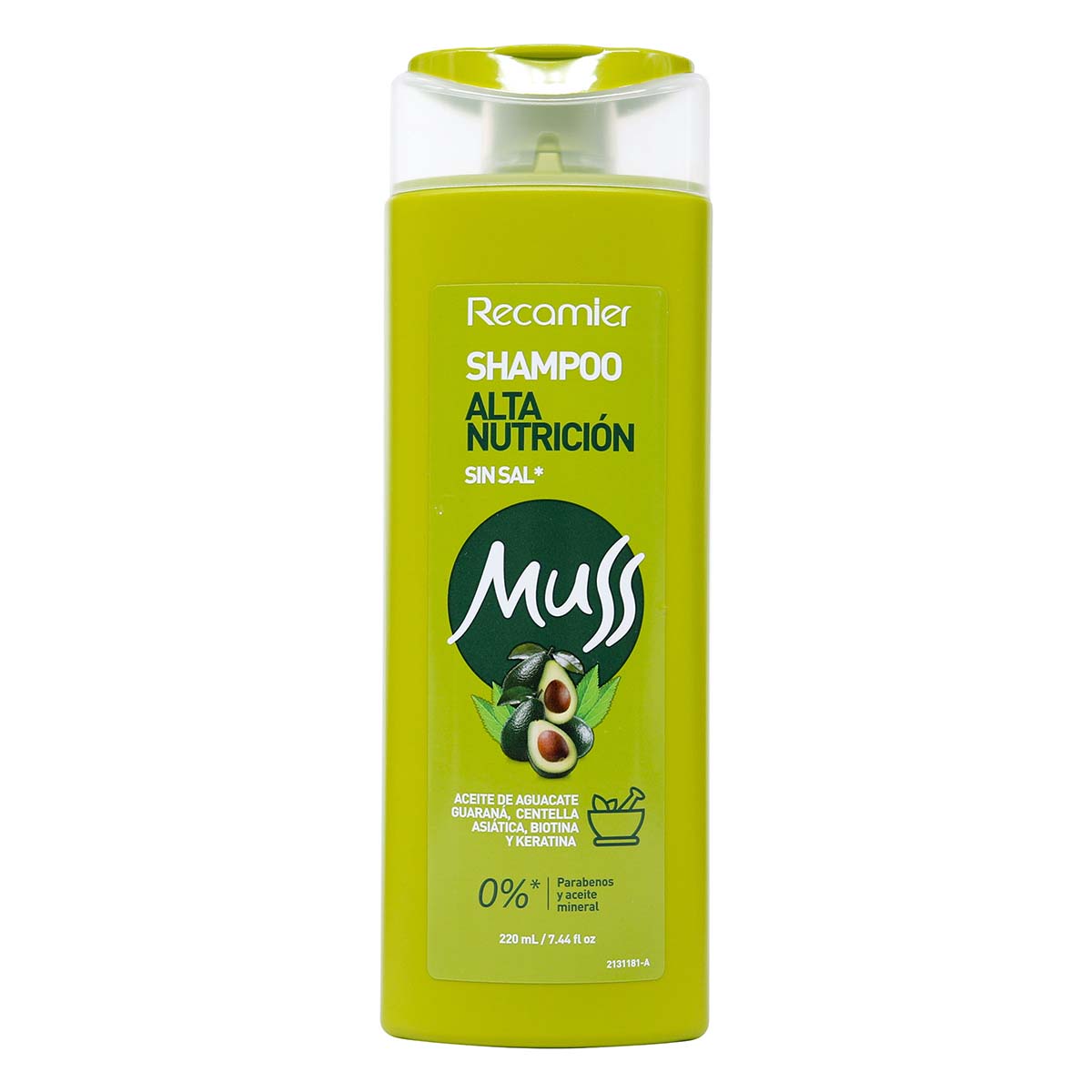 Shampoo Alta Nutriciòn Sin Sal Muss 220mL
