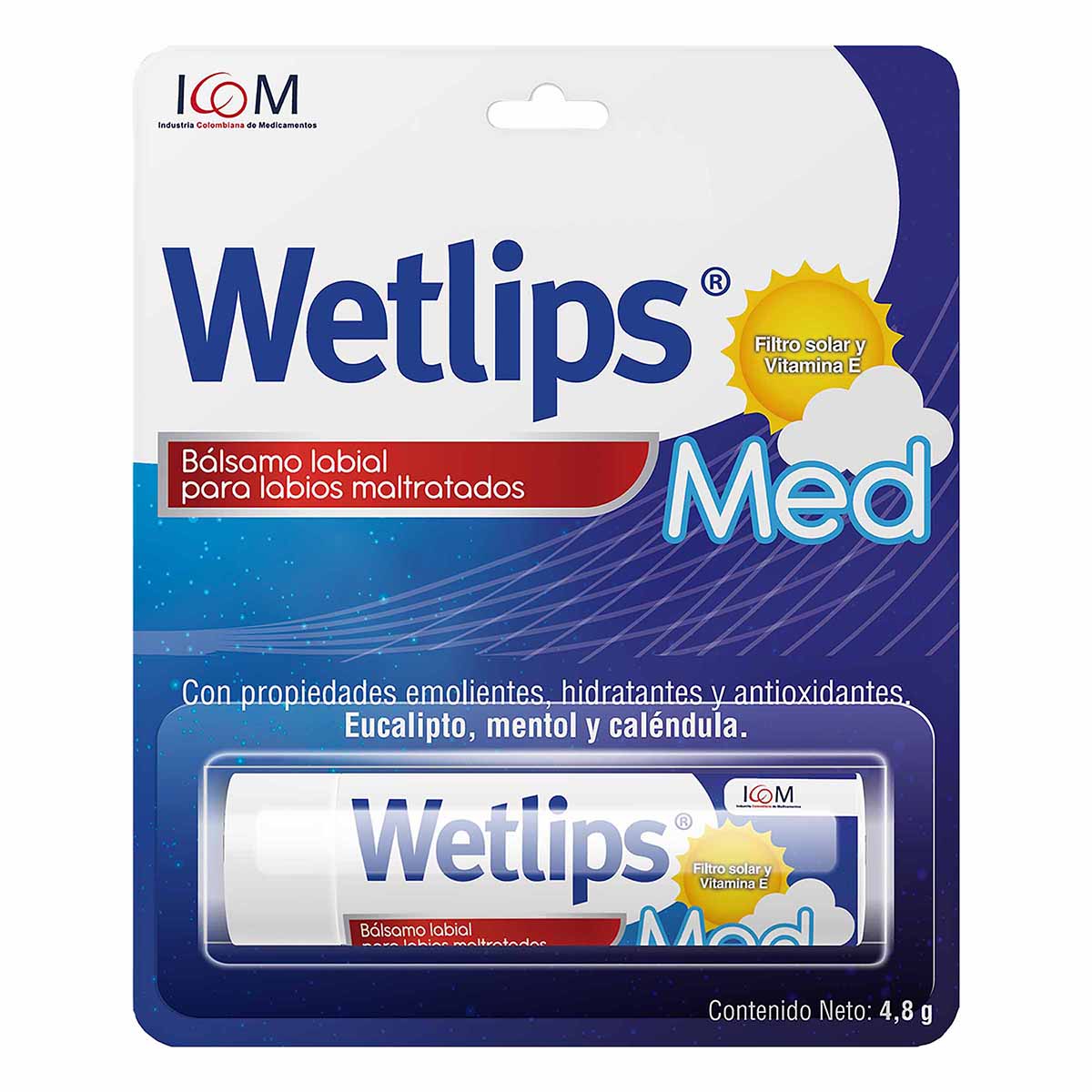 Bálsamo para Labios Maltratados Wetlips x 4.8 g