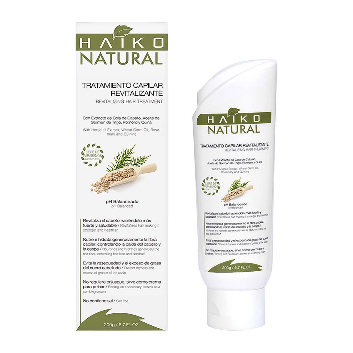 Tratamiento Capilar Revitalizante Haiko Natural x 200g