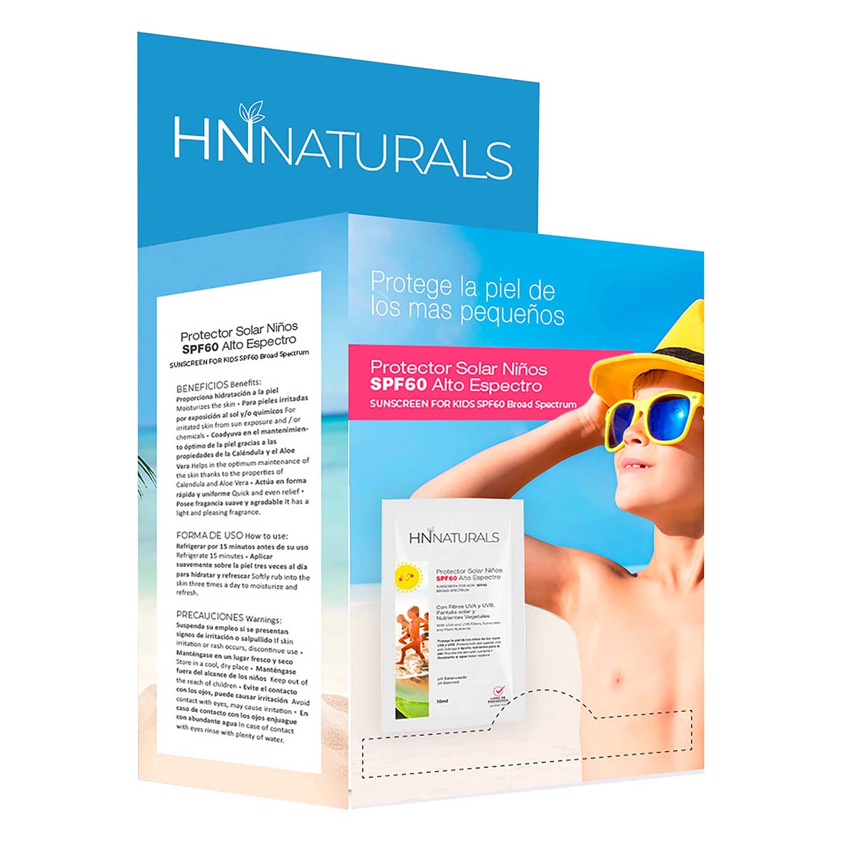 Protector Solar Niños Spf 60 Haiko 12sbs x 10g