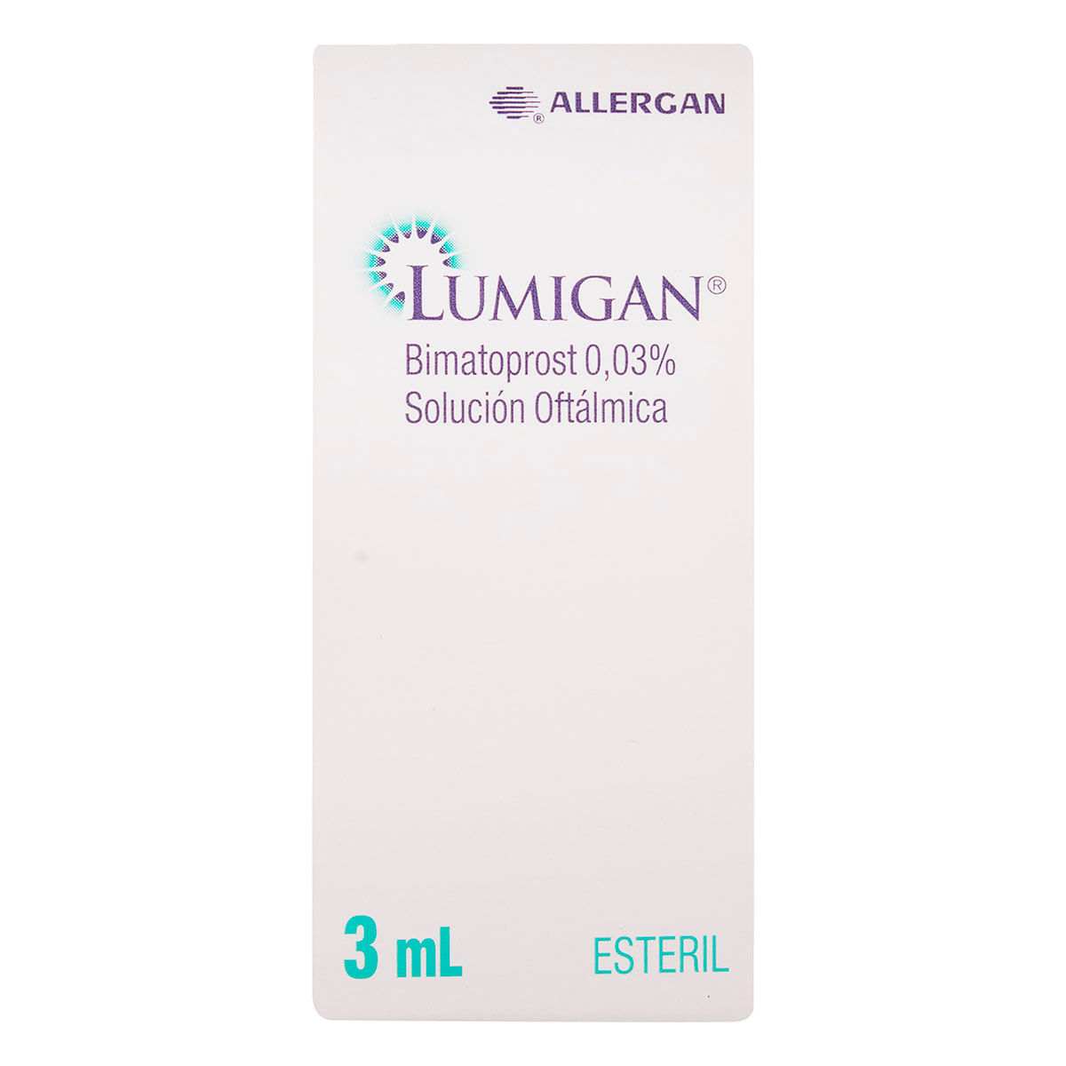 Solución Oftálmica Allergan Lumigan 0.03% Frasco x 3 mL