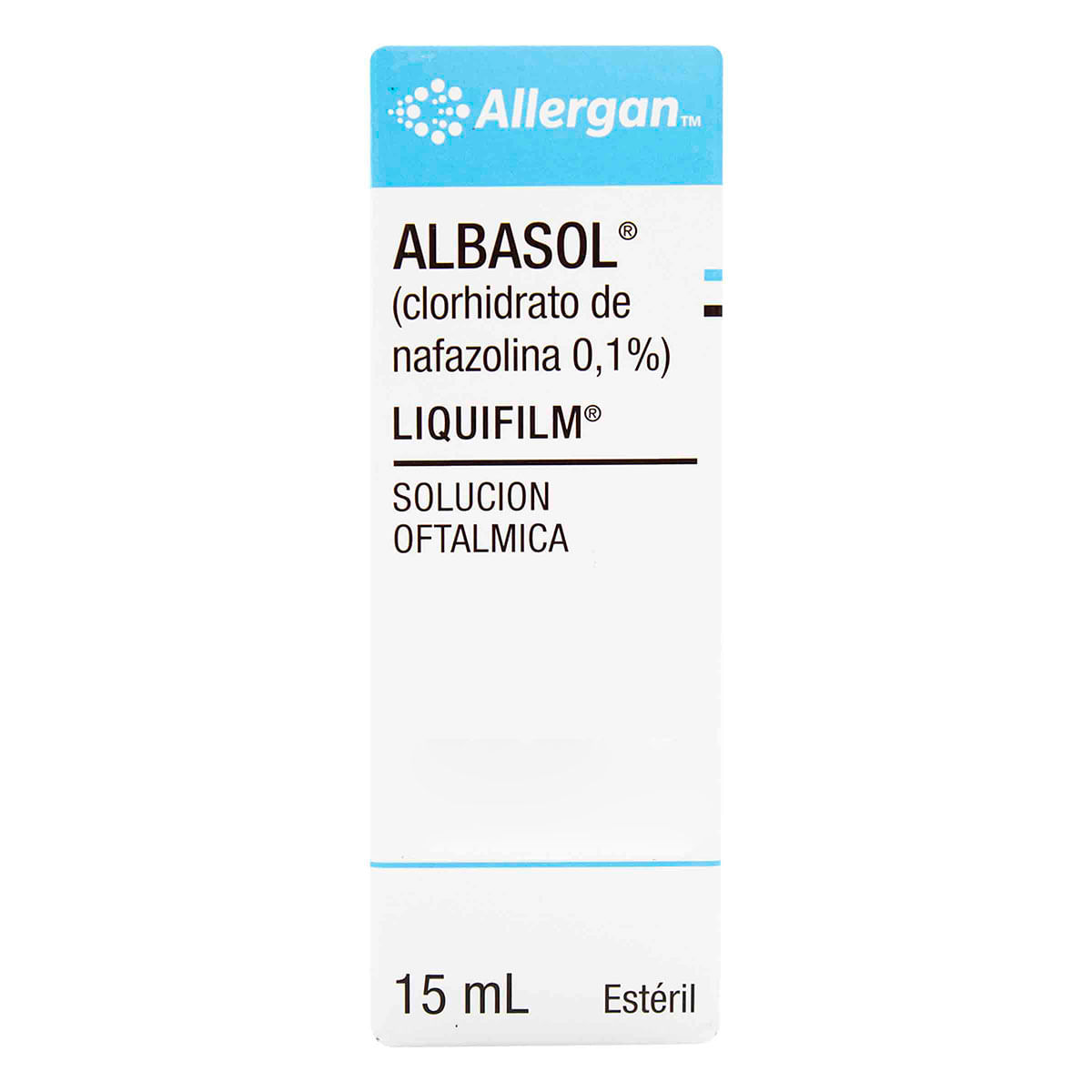 Solución Oftálmica Allergan Albasol 0.1% Frasco x 15 mL
