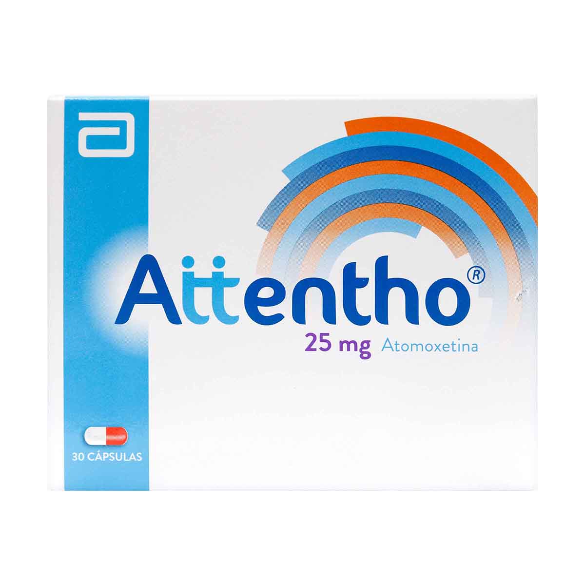 Attentho 25 mg Abbott Caja x 30 Cápsulas