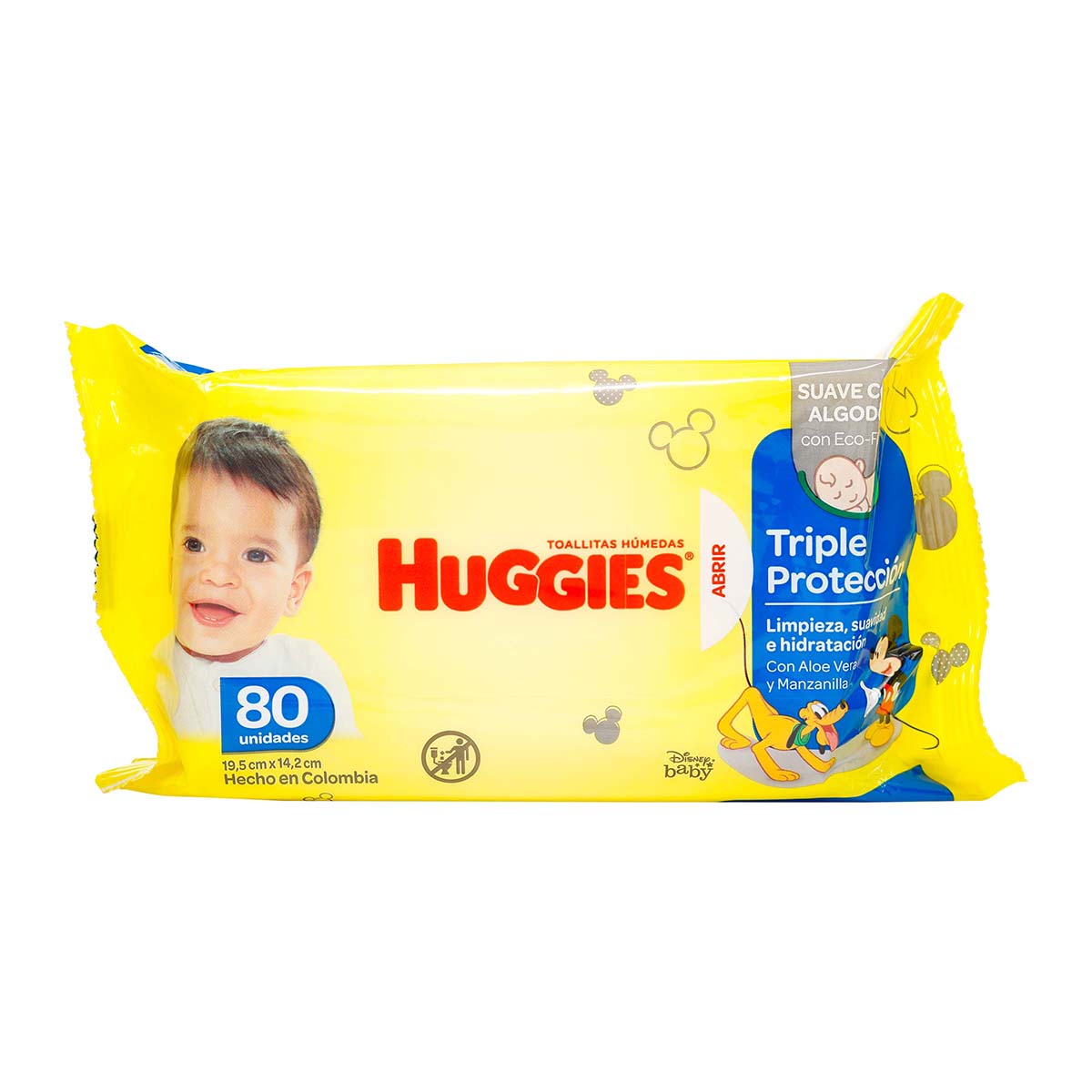 Toallitas Húmedas Triple Protección Huggies Paquete x 80 uds