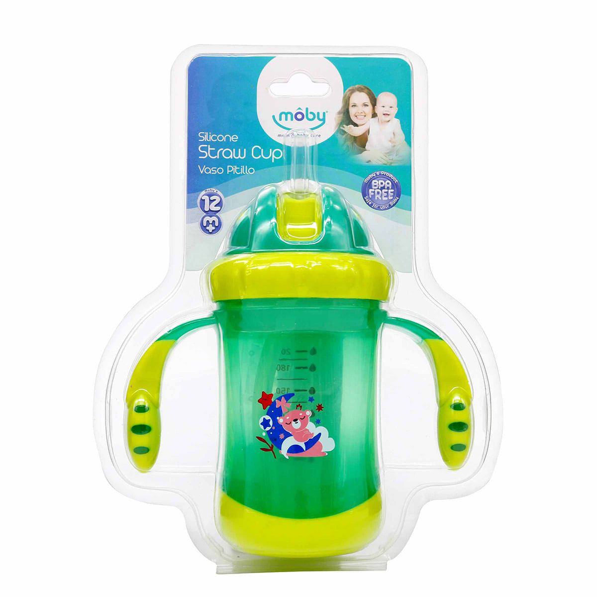 Vaso Pitillo Moby Frasco x 200 mL