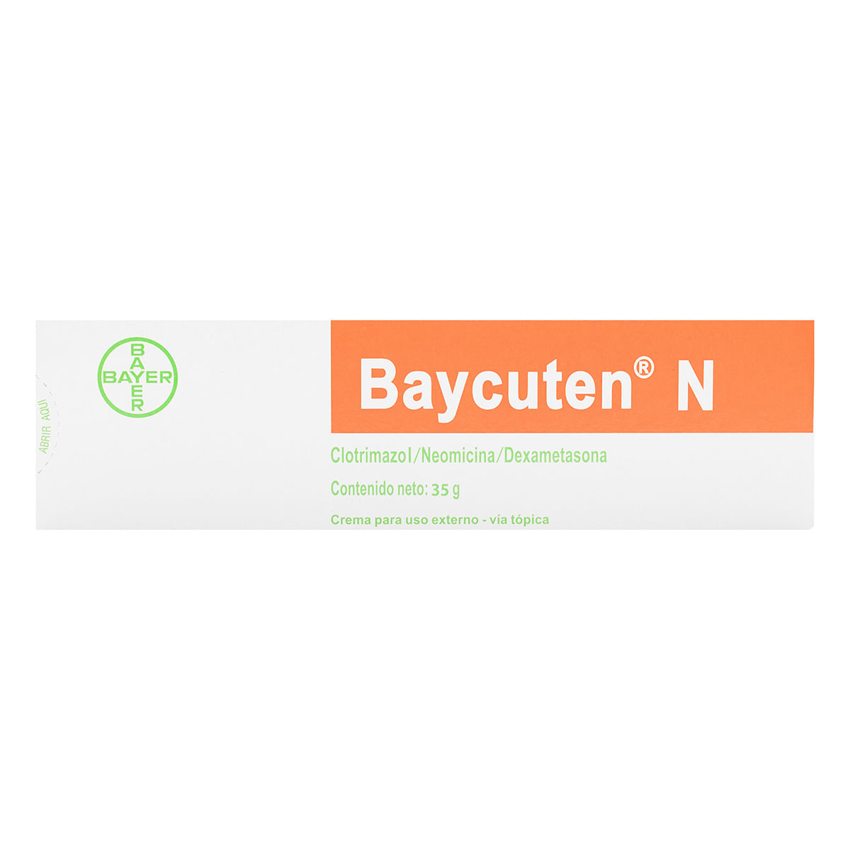 Crema Tópica Baycuten N Bayer Tubo X 35 G.