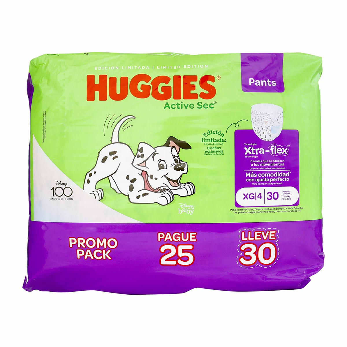 Pañales Huggies Xtra-Flex Etapa 4/XG Promo Pack Paquete x 30 uds