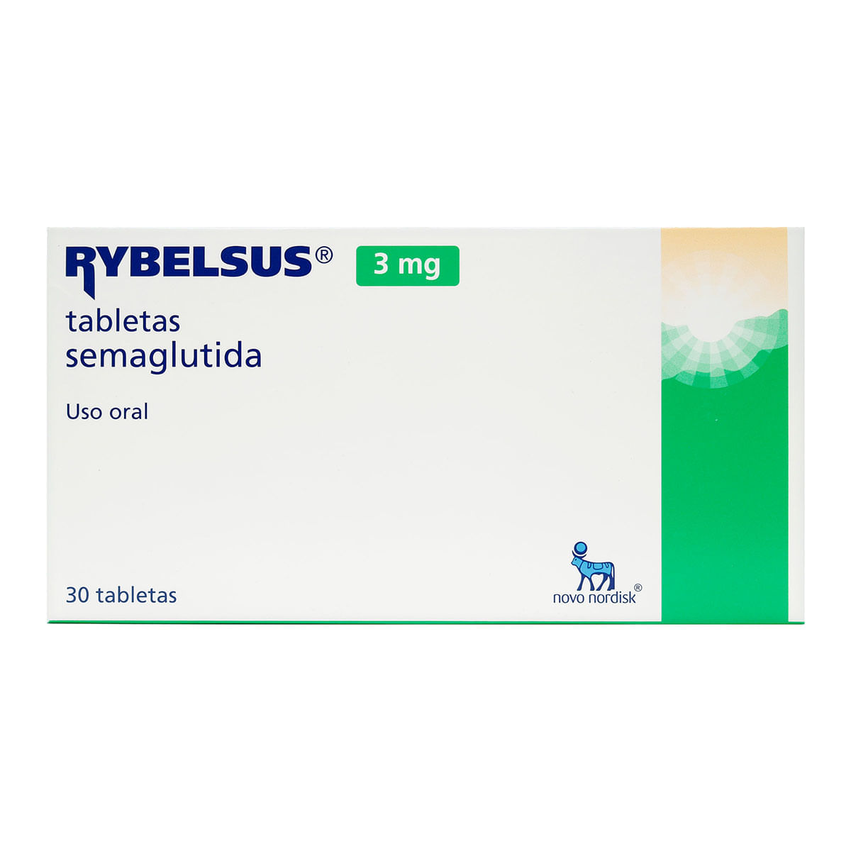 Rybelsus 3 mg Novo Nordisk Caja x 30 Tabletas Semaglutida