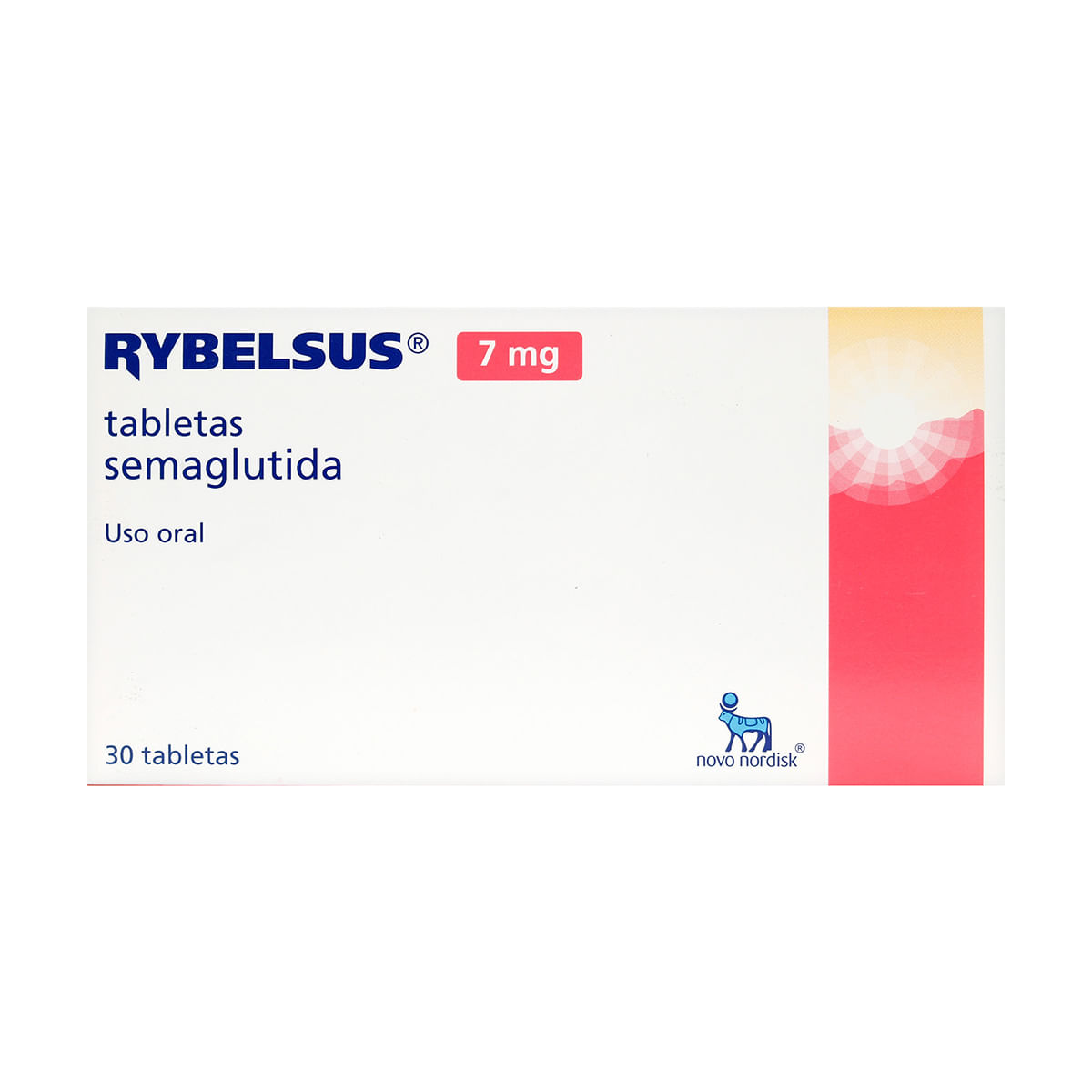 Rybelsus 7 mg Novo Nordisk Caja x 30 Tabletas Semaglutida