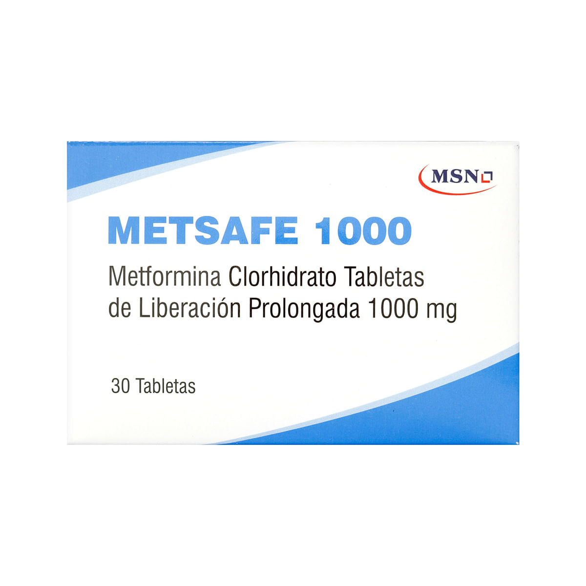 Metsafe Metmorfina 1000 Mg MSN Caja x 30 Tabletas