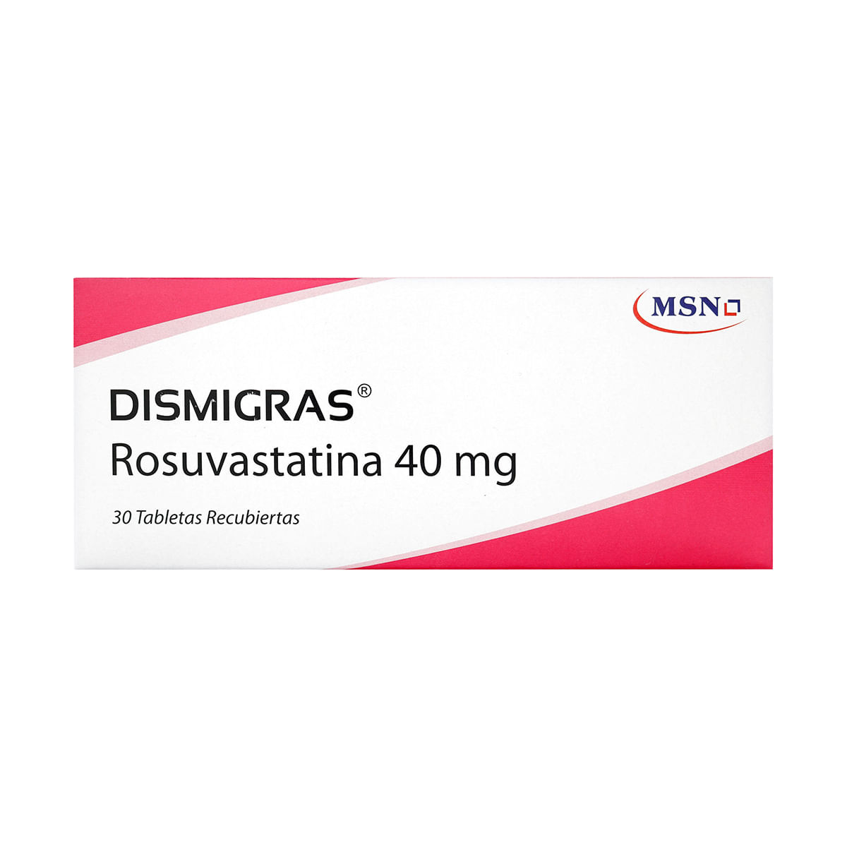 Dismigras Rosuvastatina 40 mg MSN  Caja x 30 Tabletas