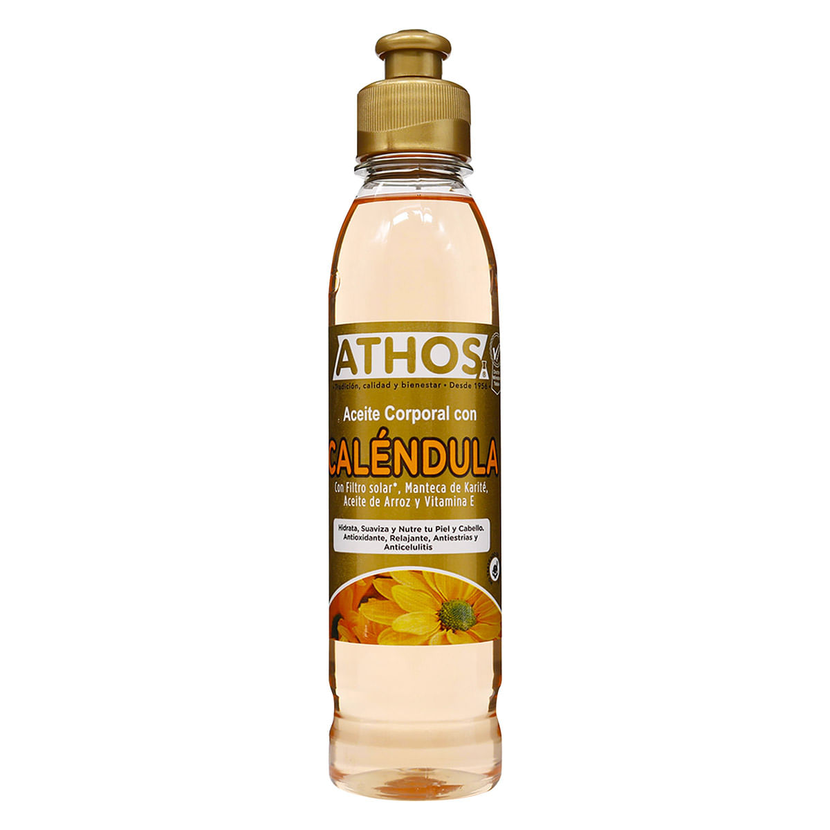 Aceite Corporal Con Caléndula Athos Frasco X 250 Ml.