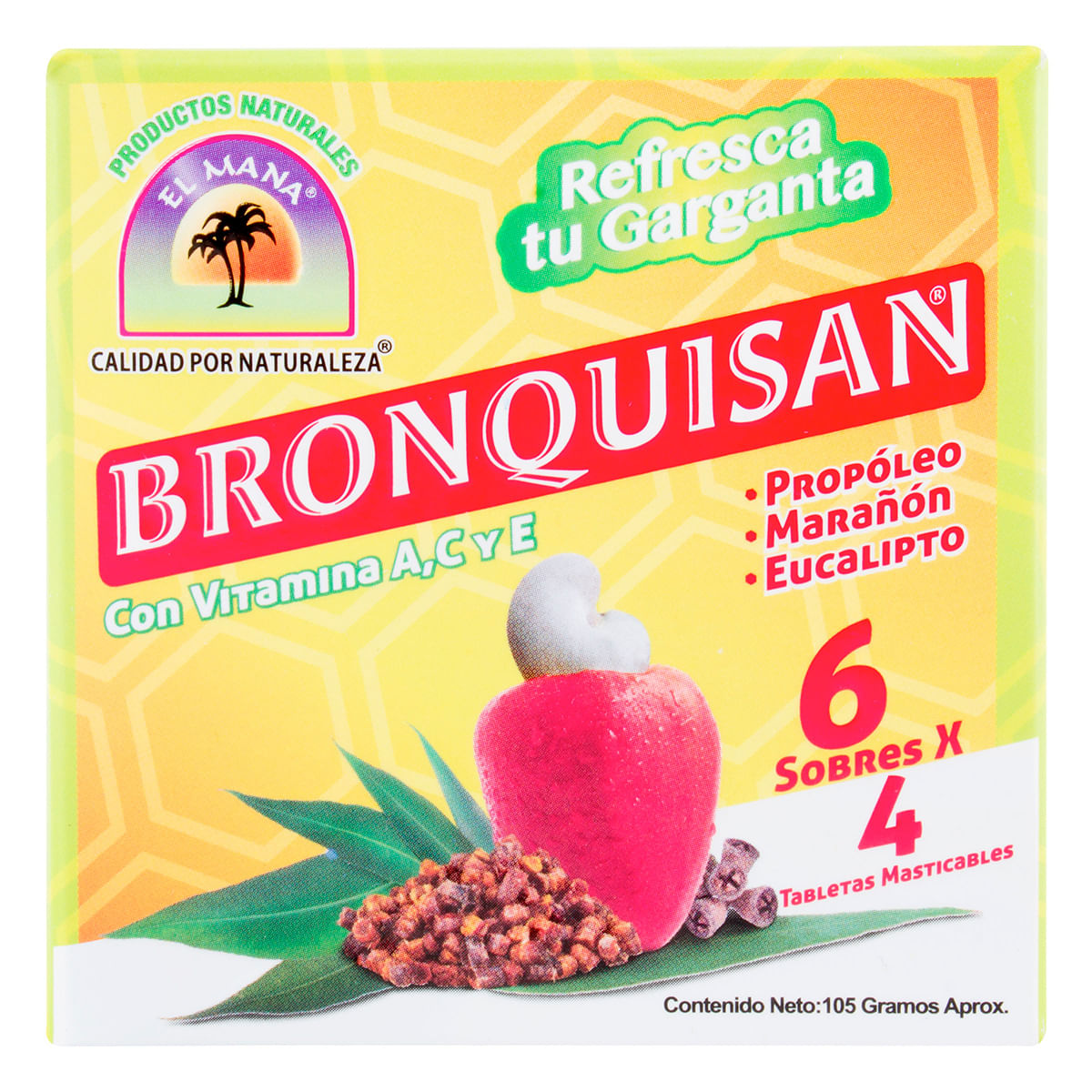 Bronquisan El Mana Caja X 105 G X 20 Sobres.