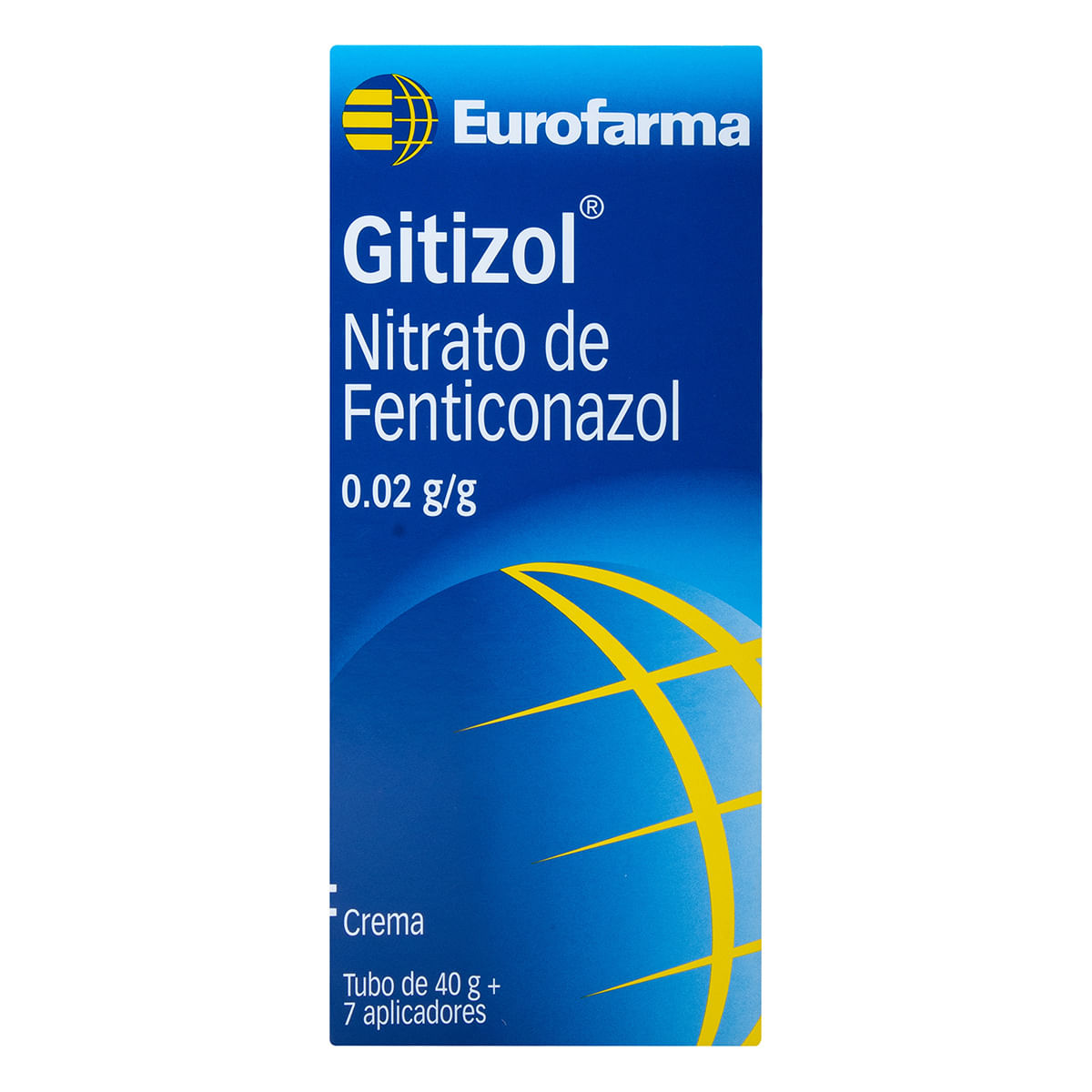 Crema Gitizol 0.02 G/G Eurofarma Con 7 Aplicadores Tubo X 40 G.