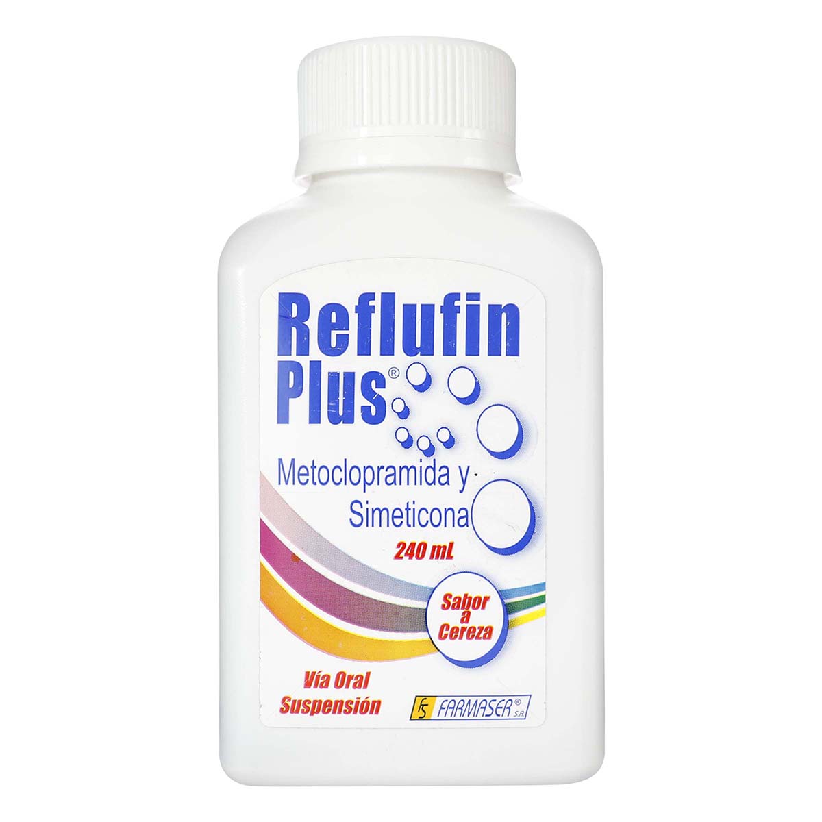 Suspensión Oral Reflufin Plus Farmaser Cereza Frasco X 240 Ml.