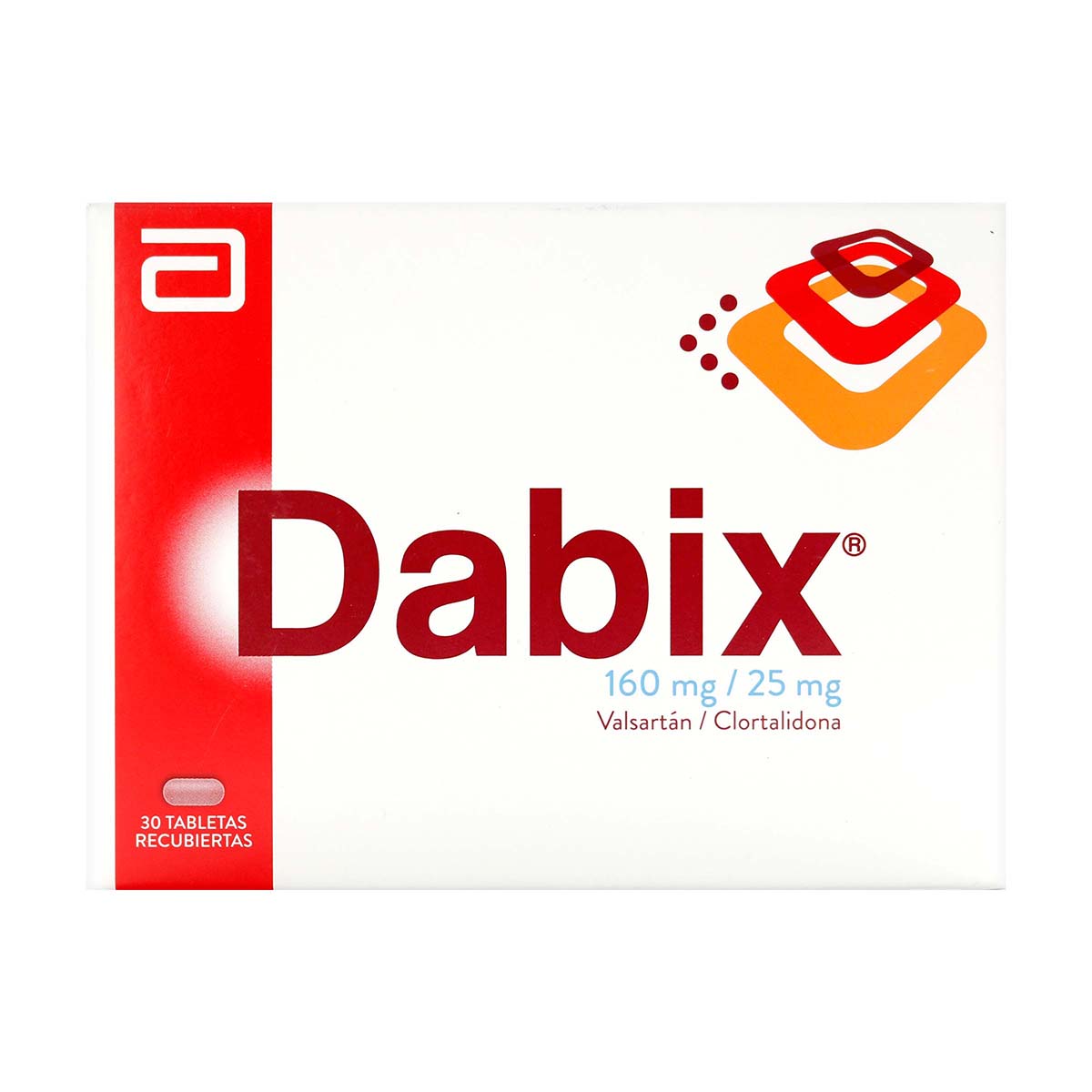 Dabix 160 Mg/25 Mg Abbott Caja X 30 Tabletas Recubiertas.