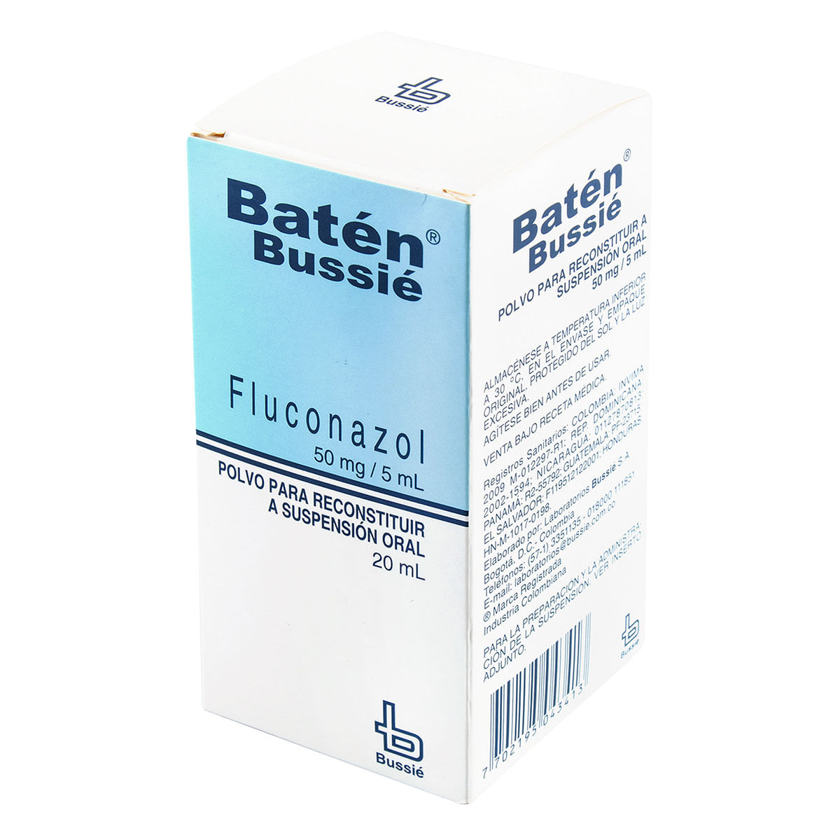 Suspensión Oral Batén 50 Mg/5 Ml Polvo Bussié Frasco X 20 Ml.