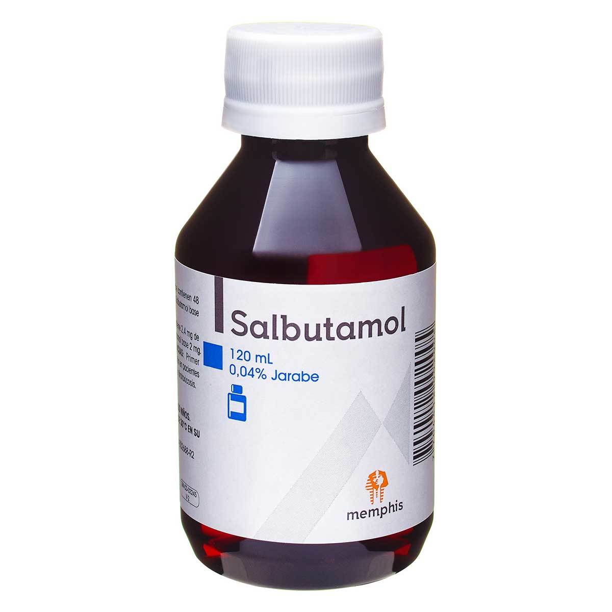 Jarabe Salbutamol 0.04% Memphis Frasco X 120 Ml.