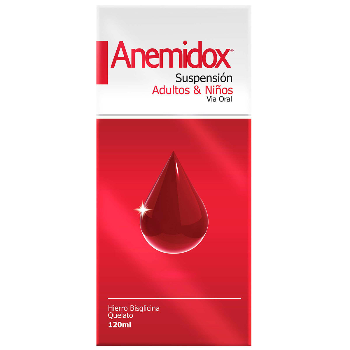 Suspensión Anemidox Adultos & Niños Merck Frasco x 120 mL