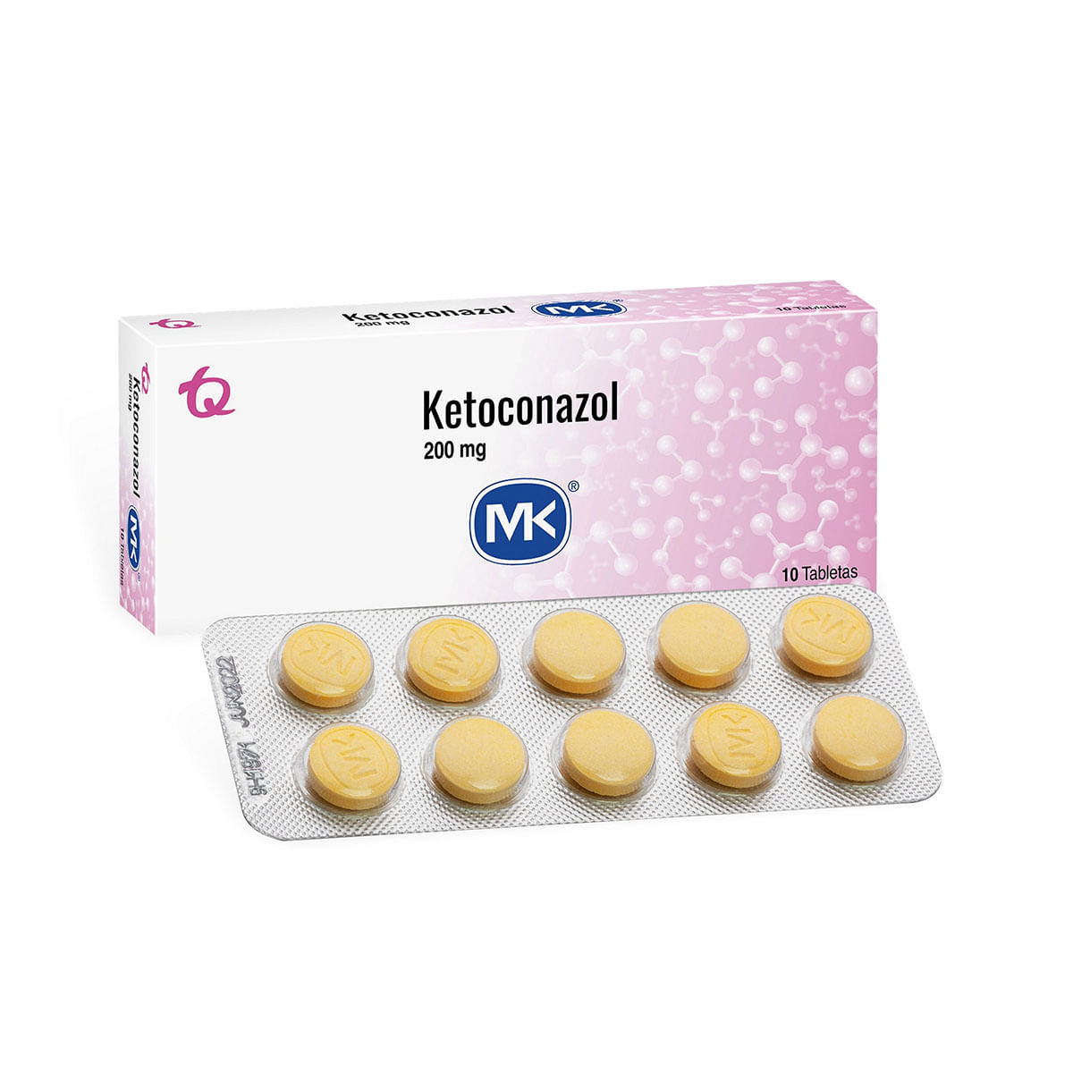 Ketoconazol 200 Mg Mk Caja X 10 Tabletas.