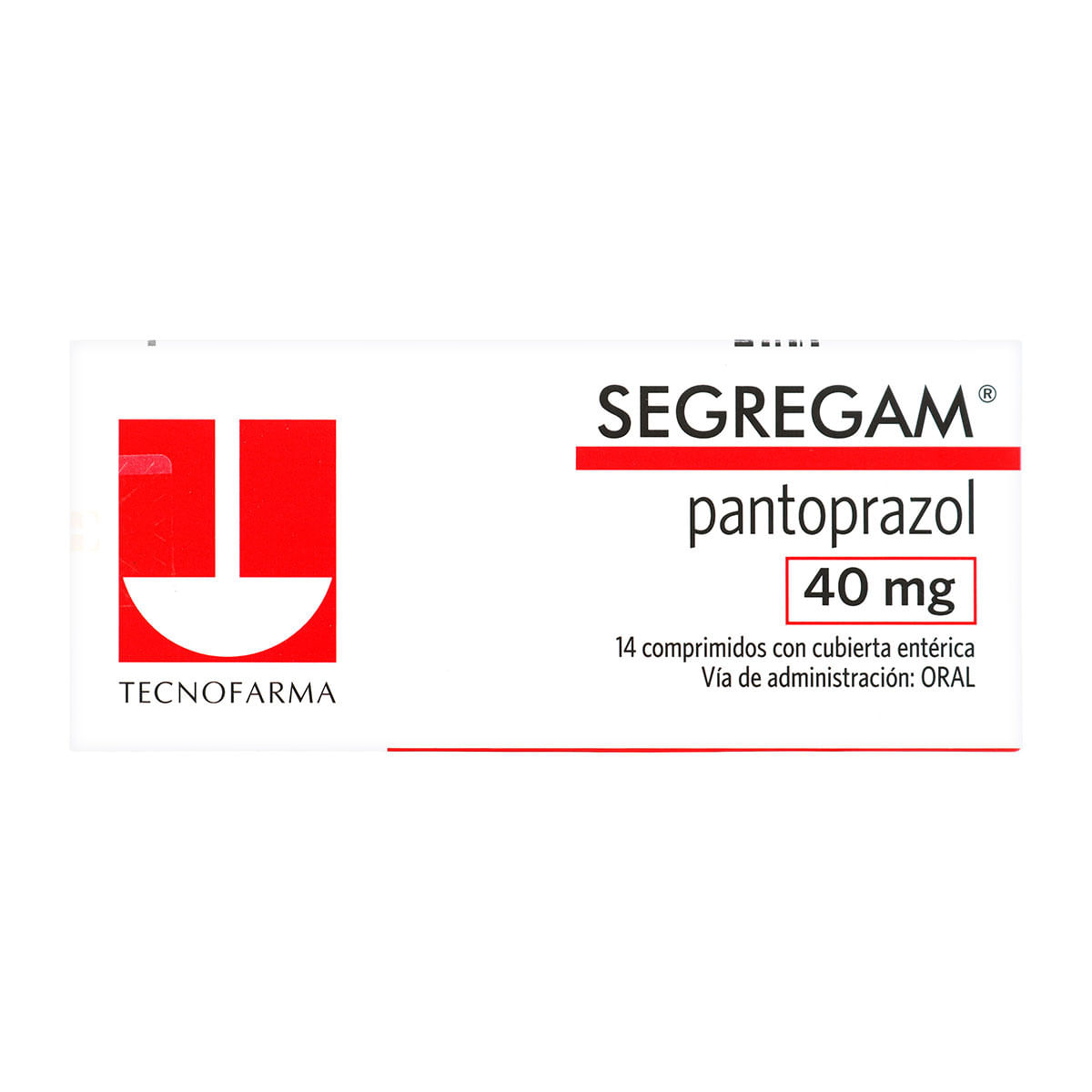 Segregan 40 Mg Tecnofarma Caja X 14 Comprimidos.