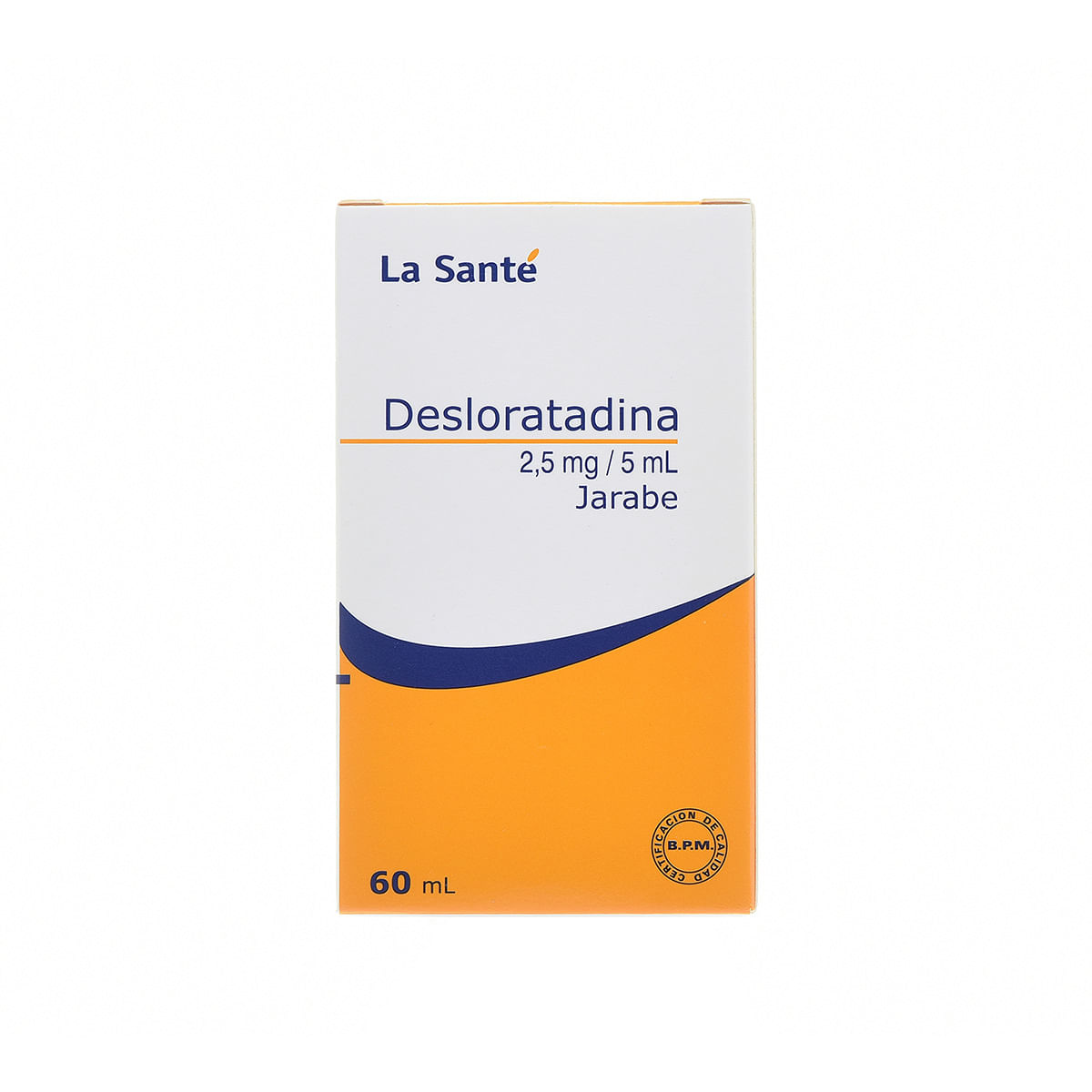 Jarabe Desloratadina 0.05% La Santé Frasco X 60 Ml.