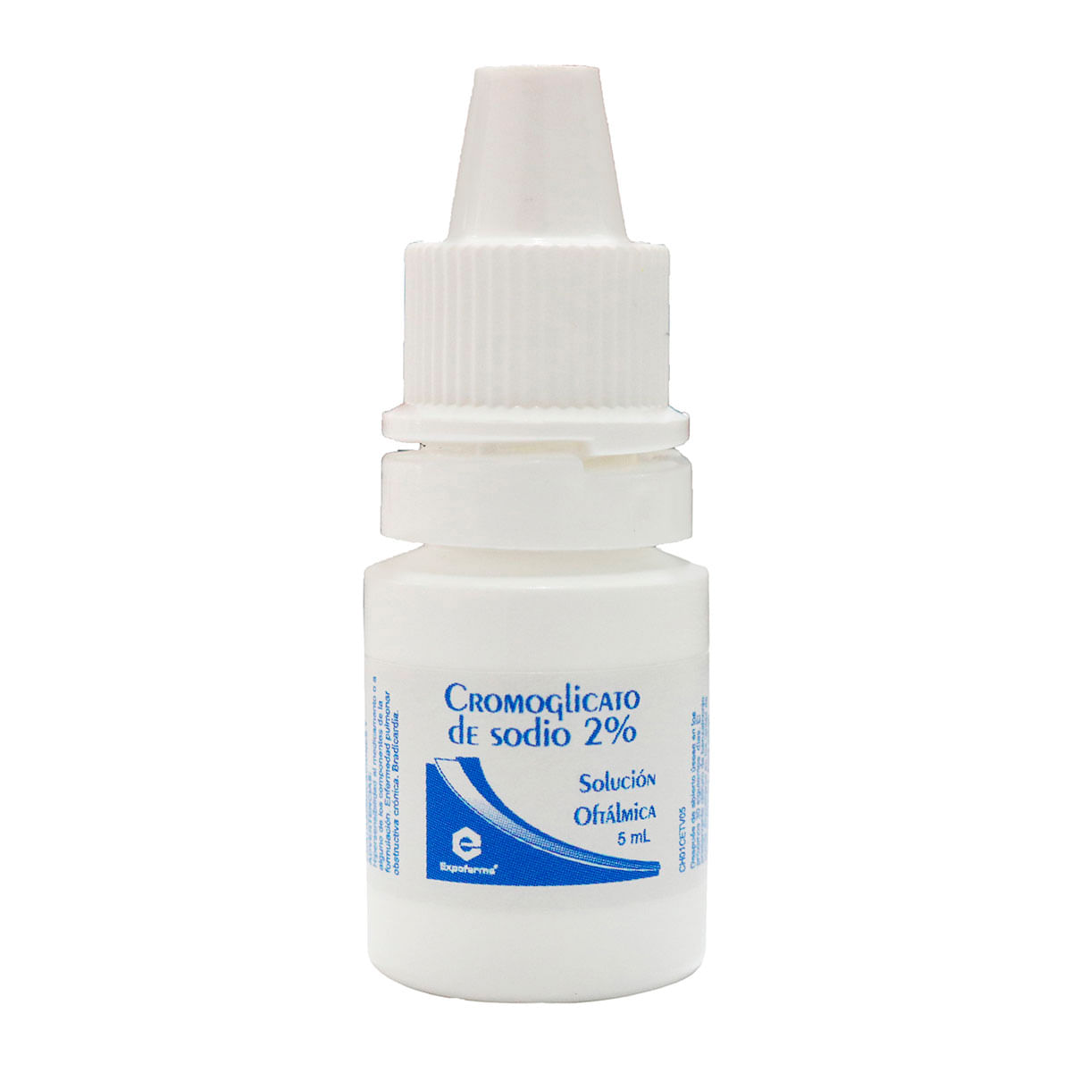 Solución Oftálmica Expofarma Cromoglicato De Sodio 2% Frasco X 5 Ml.
