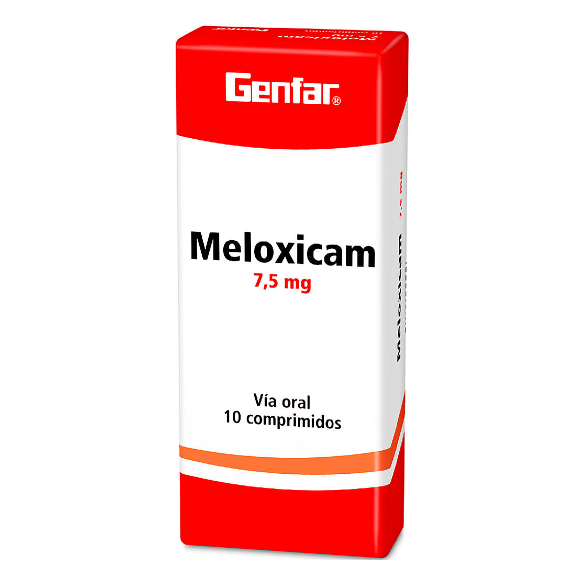 Meloxicam 7.5 Mg Genfar Caja X 10 Comprimidos.