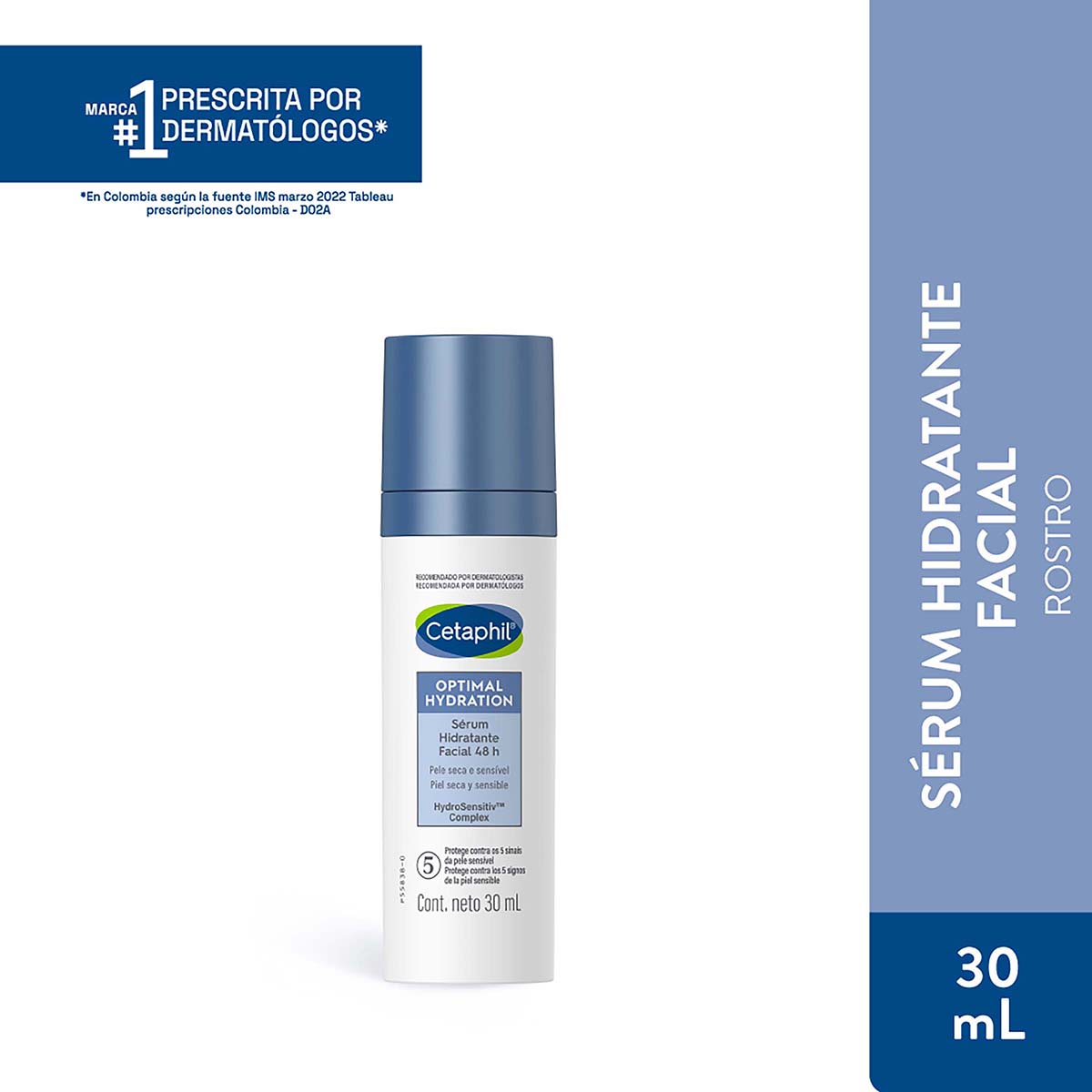 Sérum Hidratante Facial Optimal Hydratation Cetaphil Frasco x 30 mL