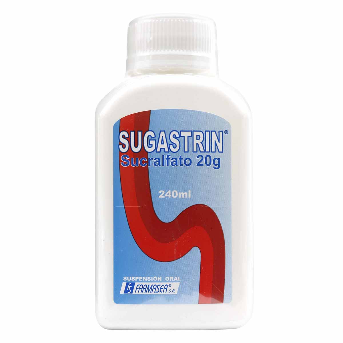 Suspensión Oral Sugastrin 20 G Farmaser Frasco X 240 Ml.