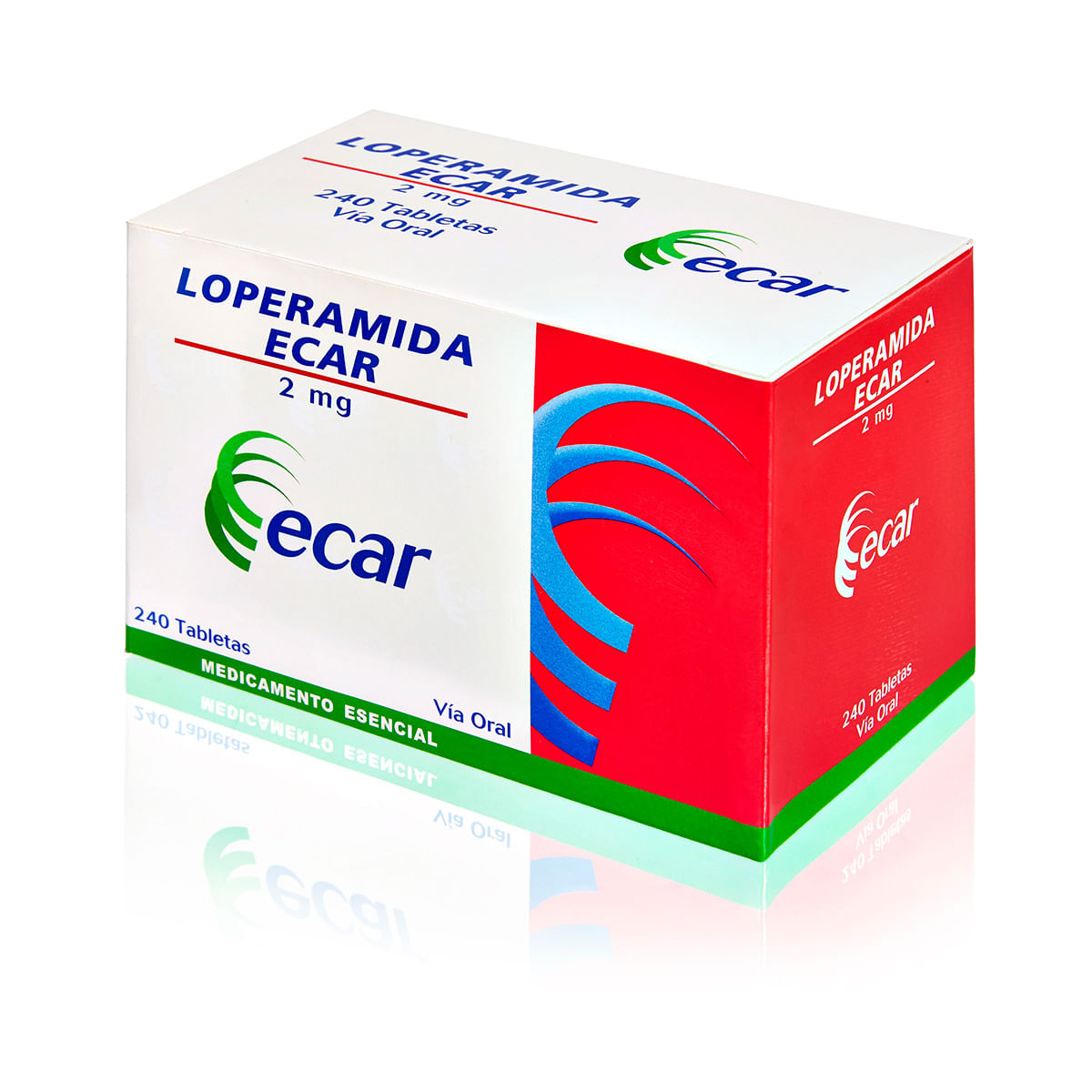 Loperamida 2 Mg Ecar Caja X 240 Tabletas.