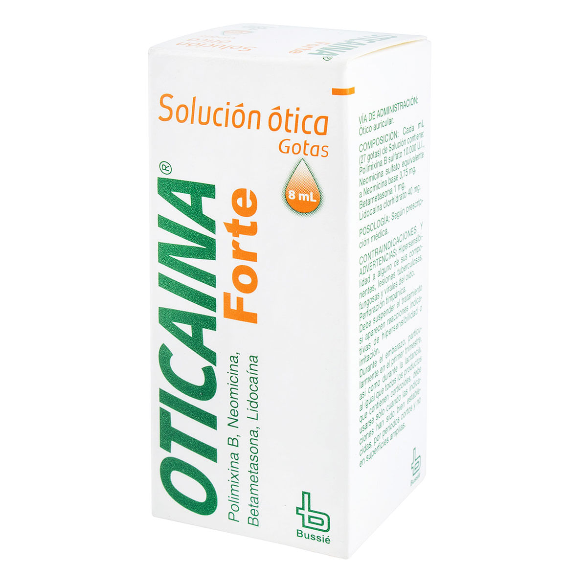 OTICAINA FORTE GOTAS 8 ML