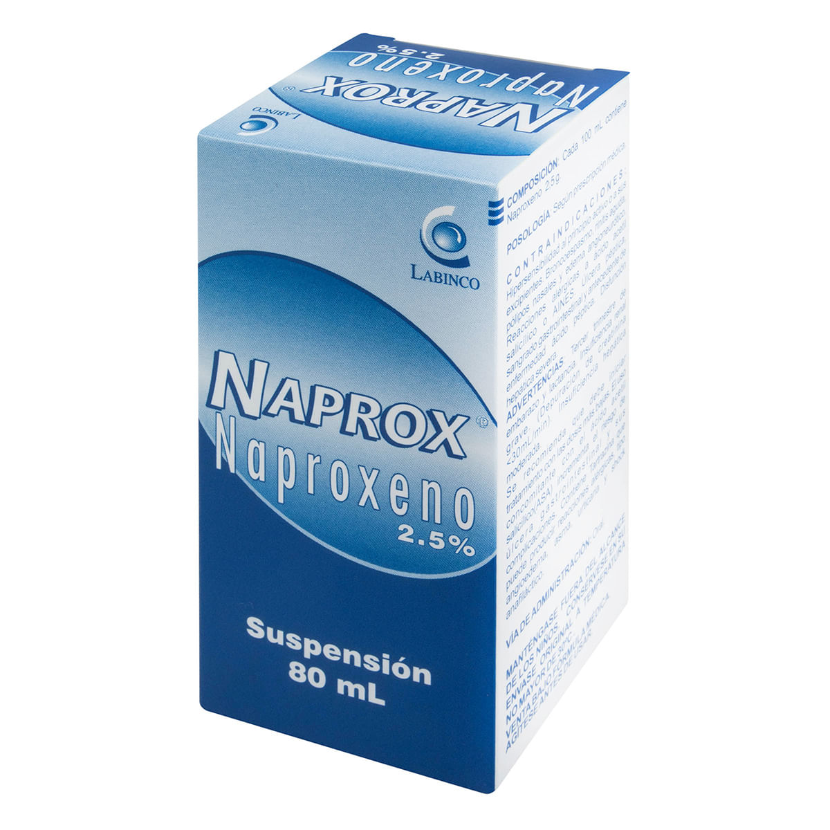 Suspensión Naprox 2.5 % Labinco Frasco X 80 Ml.