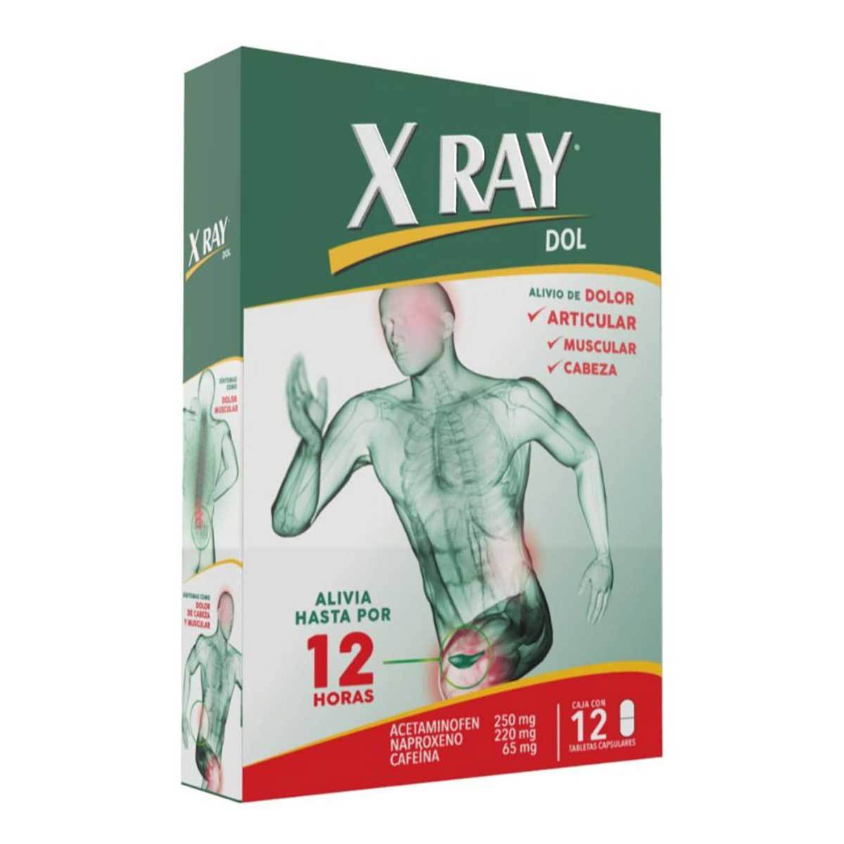 x Ray Dol Caja x 12 Tabletas