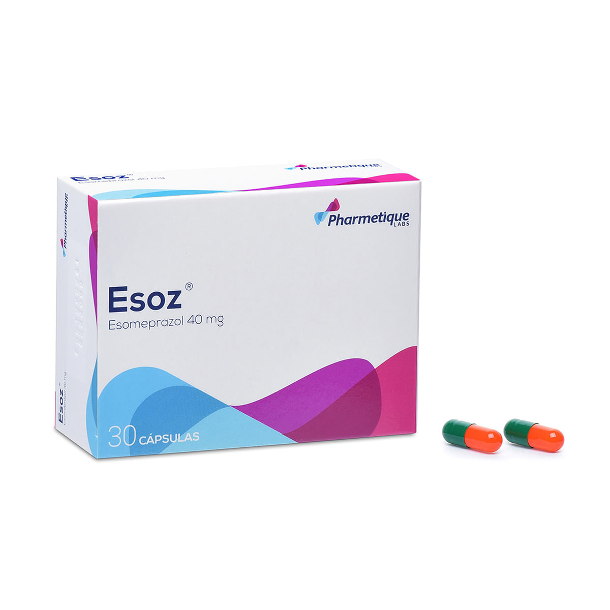 Esoz 40 Mg Pharmetique Caja X 30 Cápsulas.
