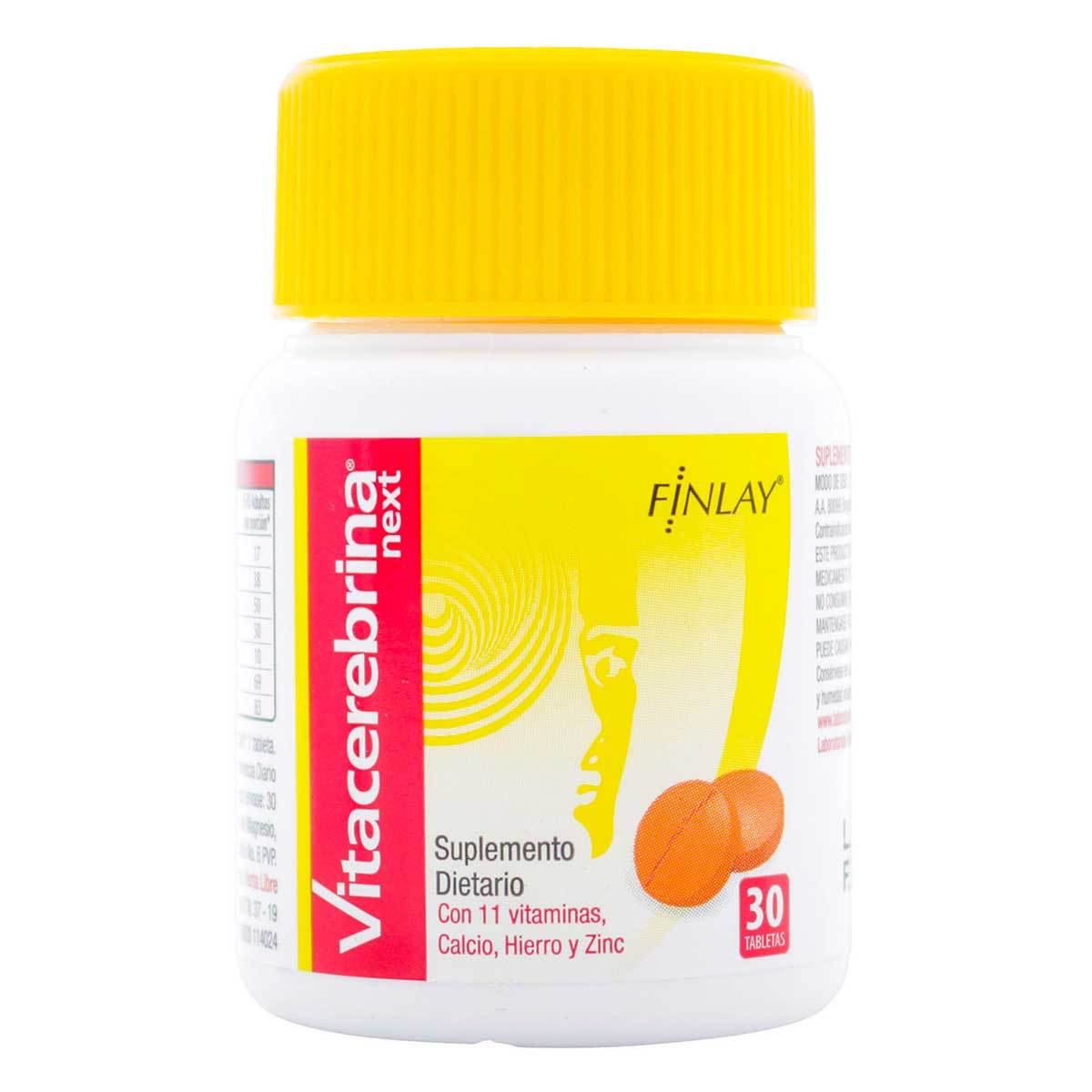 Suplemento Dietario Vitacerebrina Next Finlay Frasco X 30 Tabletas.