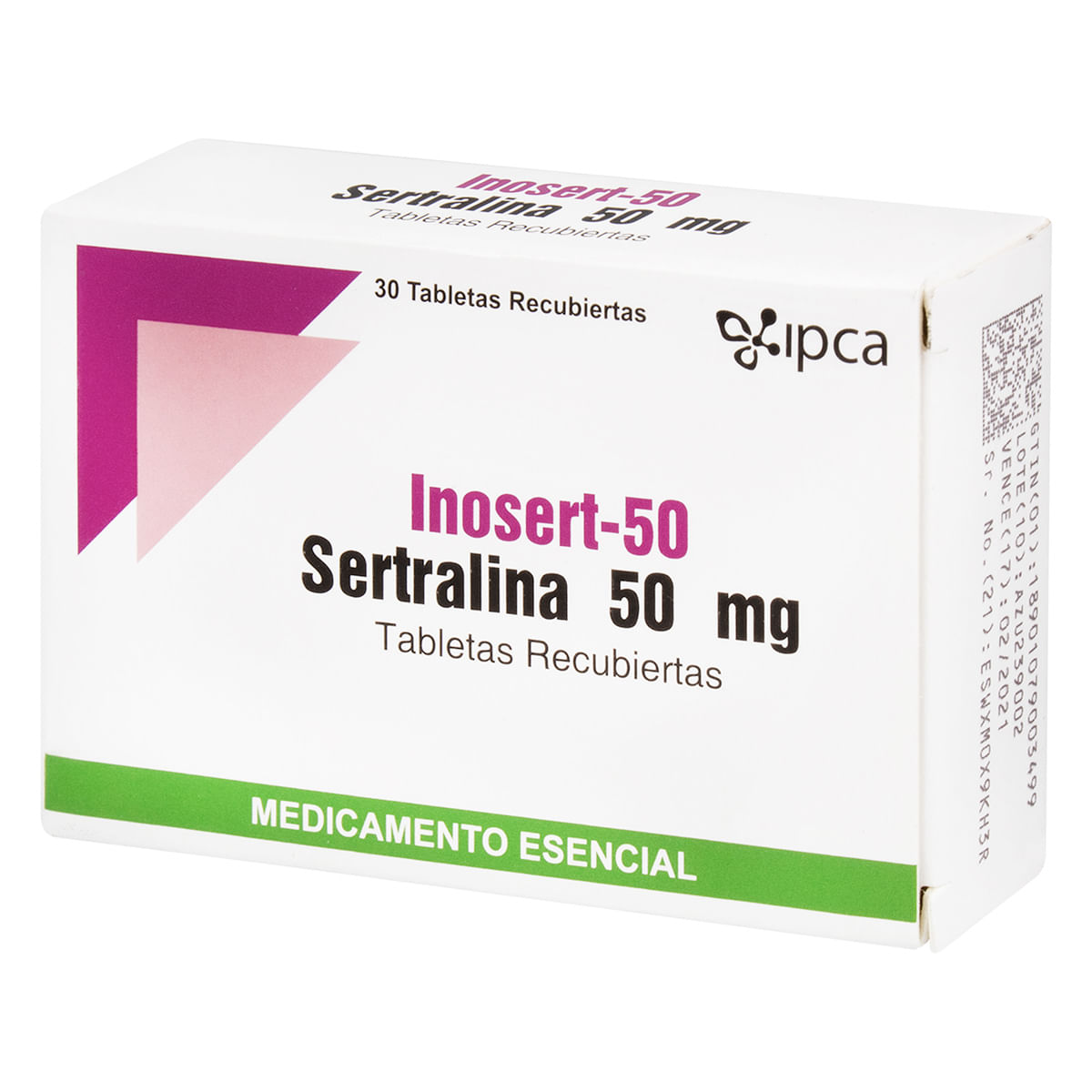 Inosert 50 Mg Ipca Caja X 30 Tabletas Recubiertas.