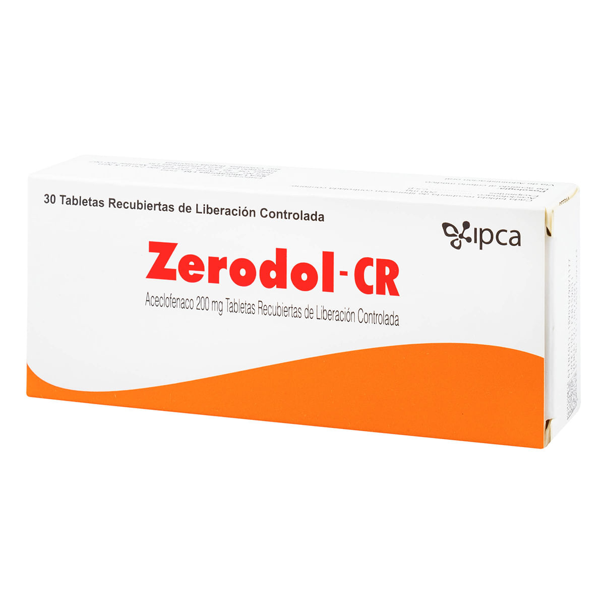 Zerodol Cr 200 Mg Ipca Caja X 30 Tabletas Recubiertas.