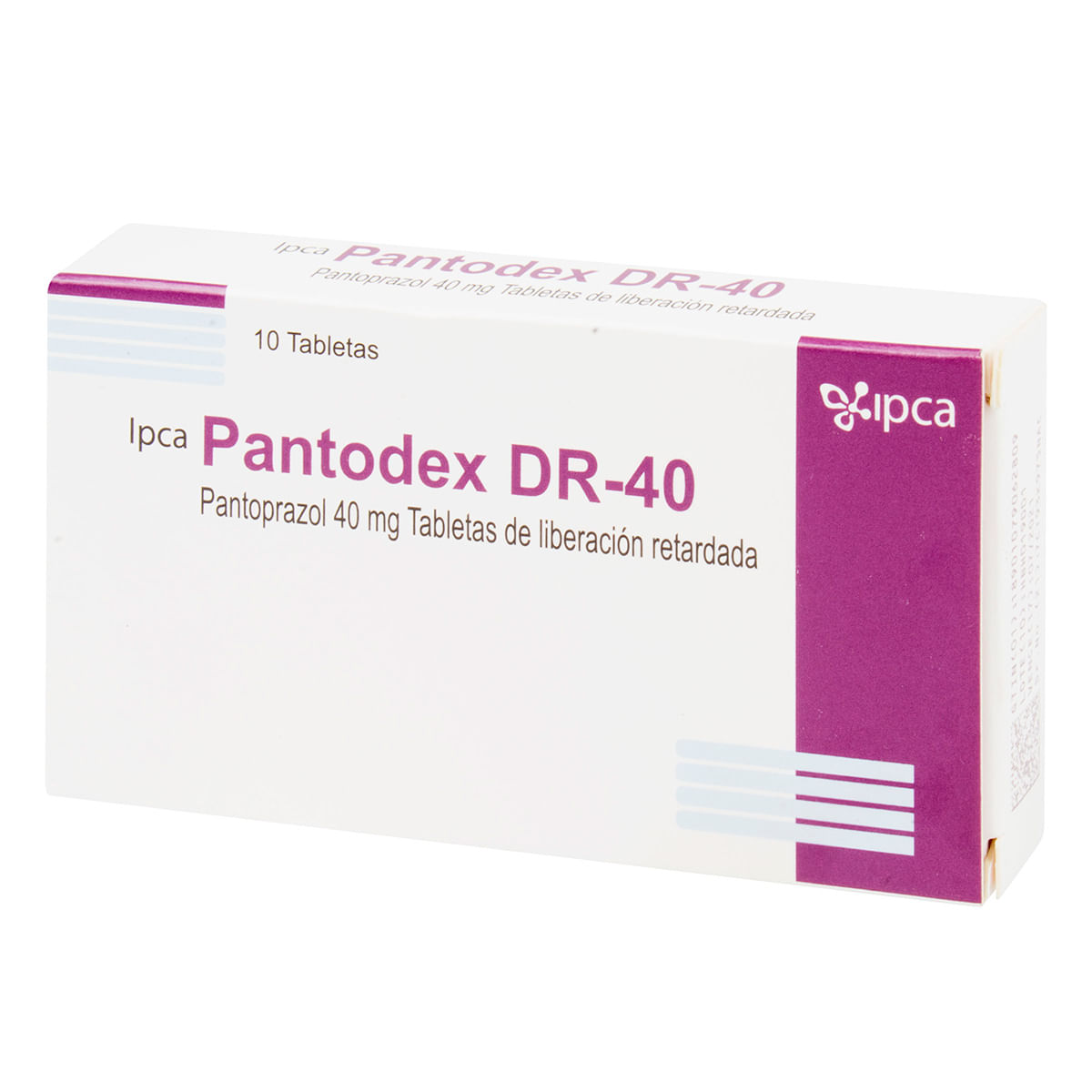 Pantodex Dr 40 Mg Ipca Caja X 10 Tabletas.