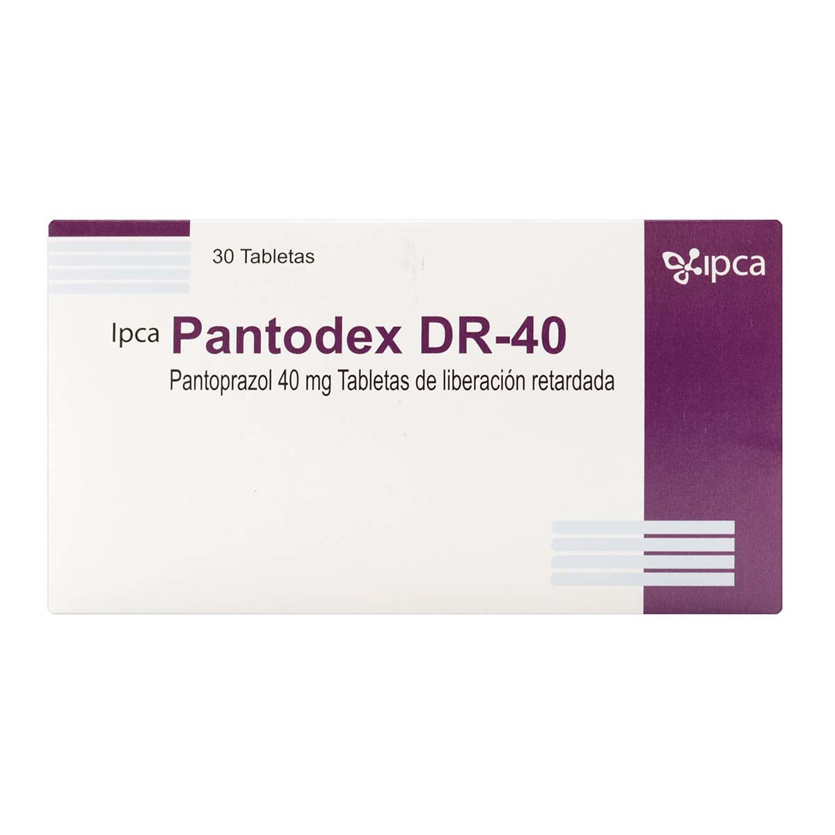 Pantodex Dr 40 Mg Ipca Caja X 30 Tabletas.