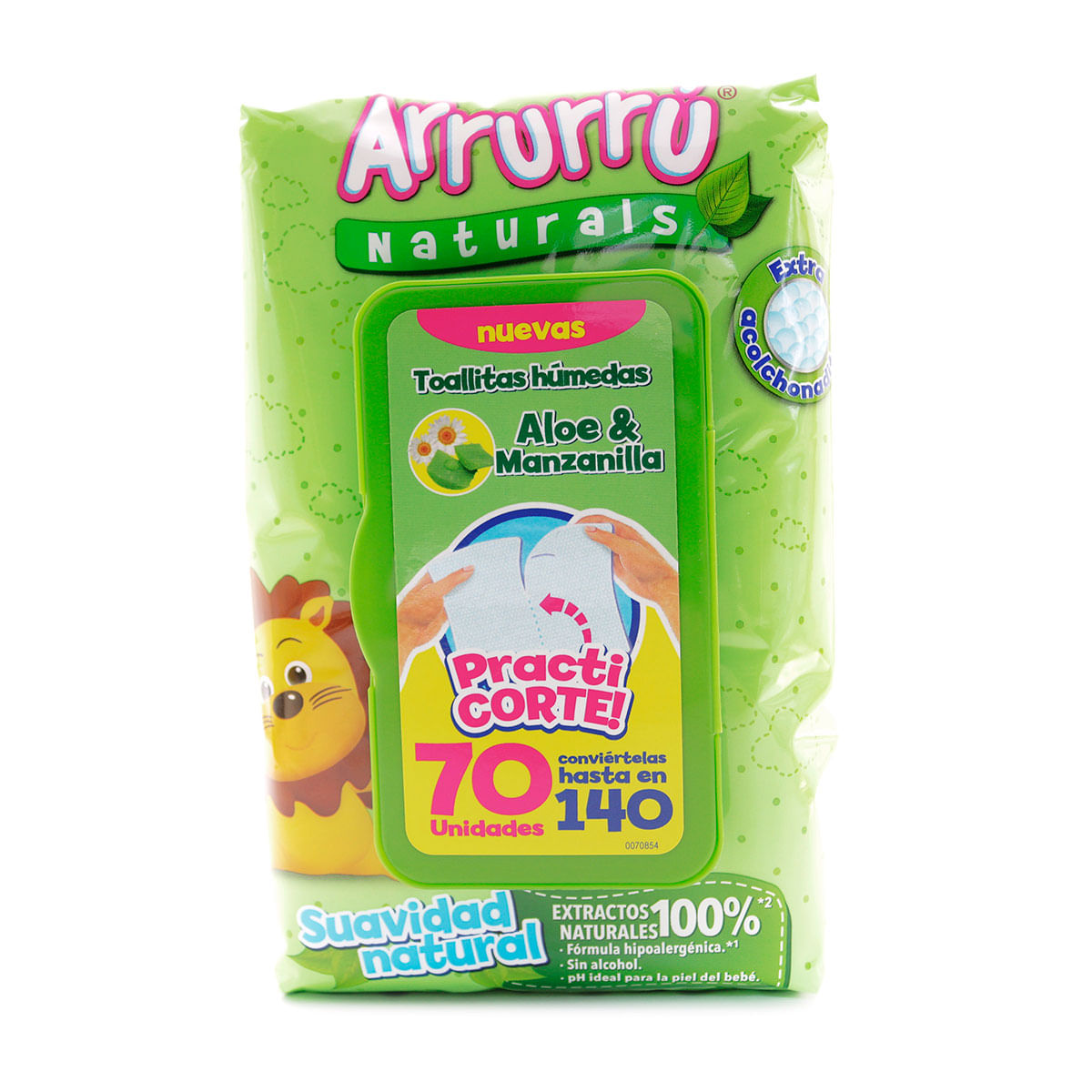 TOA.ARRURRU ALOE PRACTICORTE 70 UDS