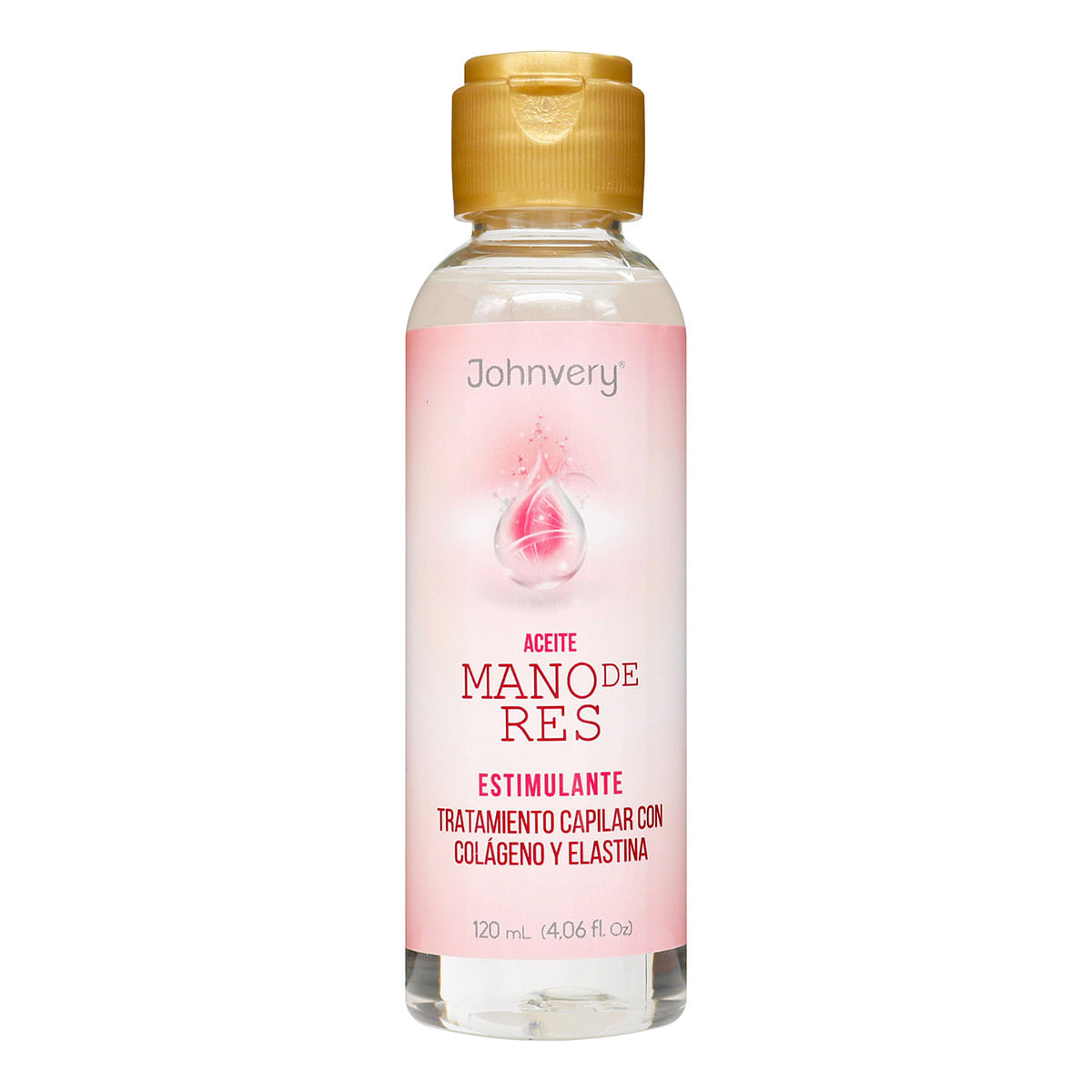 Tratamiento Capilar Johnvery Aceite Mano de Res Estimulante Frasco x 120 mL