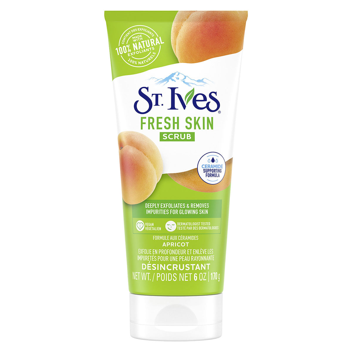 Exfoliante de Albaricoque St. Ives Fresh Skin Option Tubo x 170 g