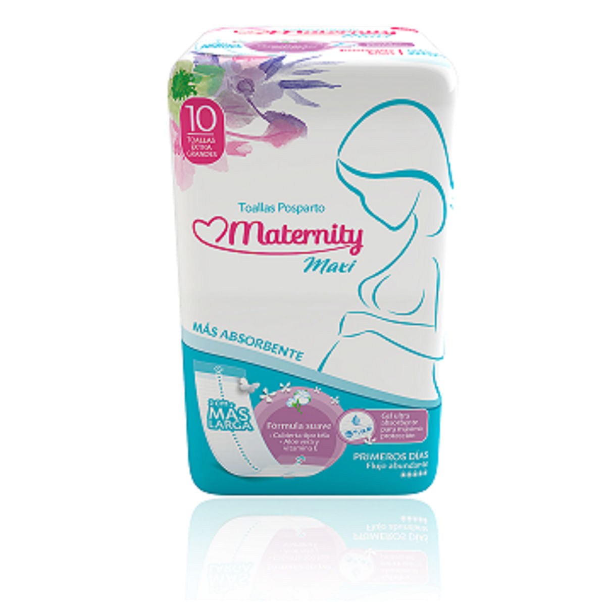 Toallas Posparto Maternity Maxi Paquete X 10 Uds.